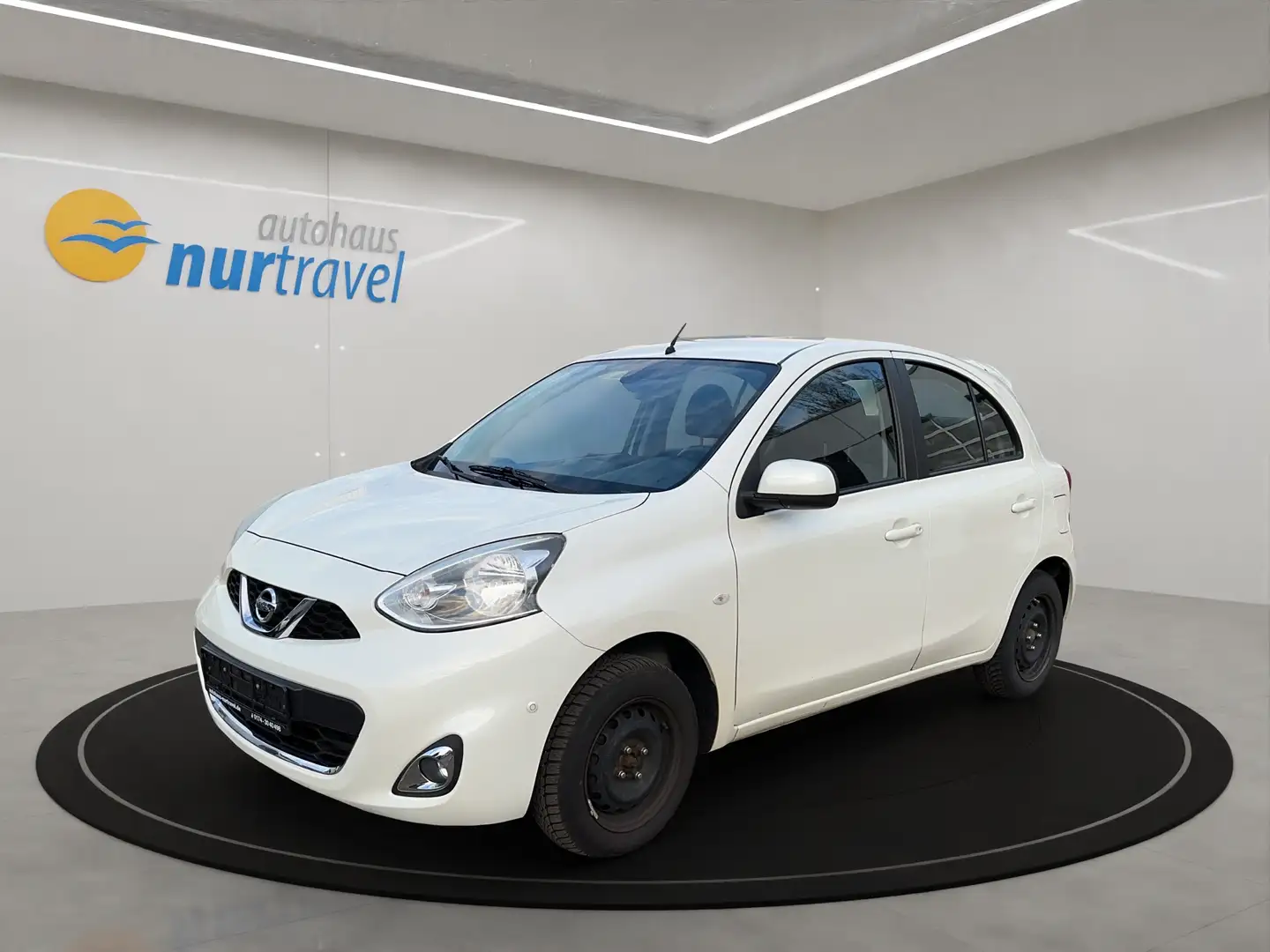 Nissan Micra 1.2 Acenta Navi Sitzheizung PDC Tempomat Weiß - 1