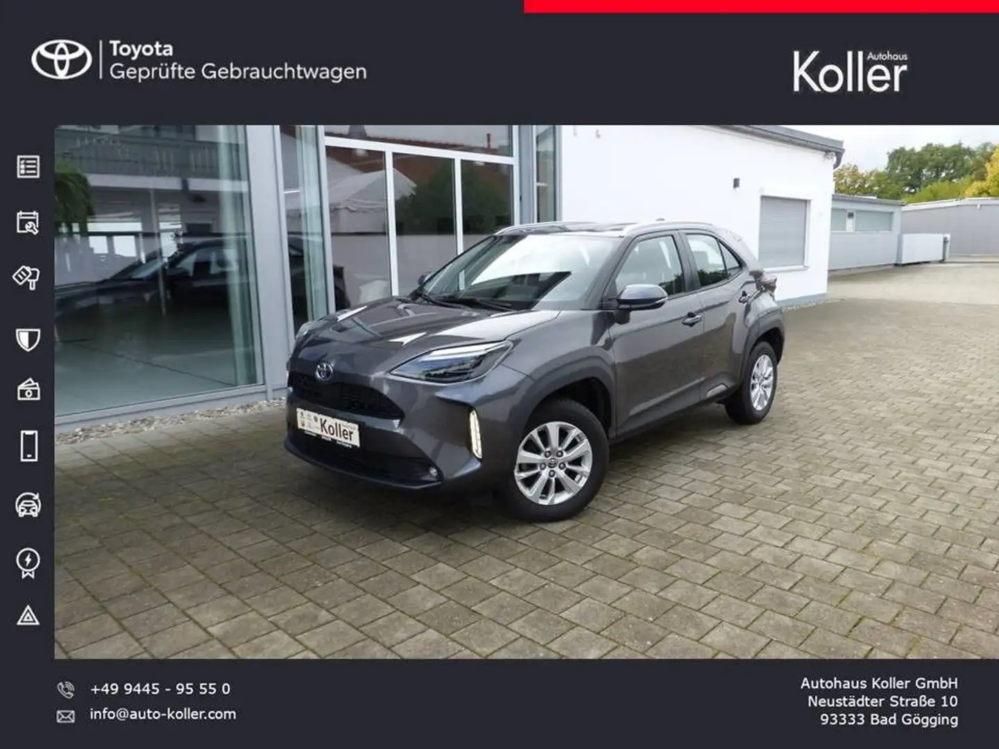 Toyota Yaris Cross Hybrid FWD LED HeadUp SHZ Totwinkel Grau - 1