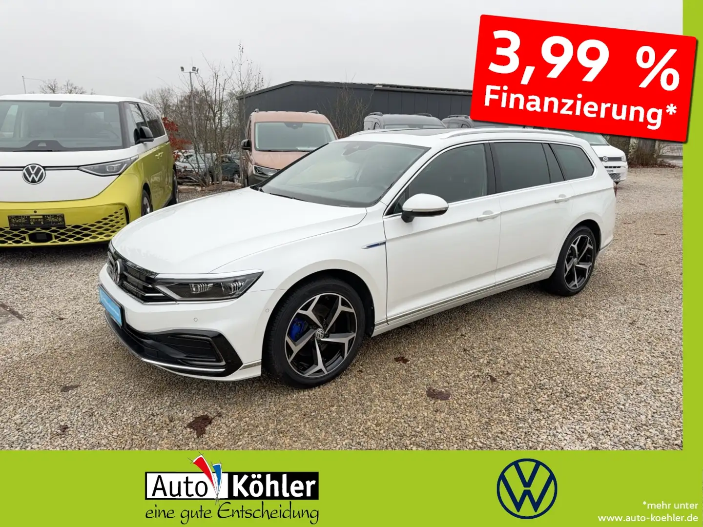 Volkswagen Passat Variant GTE Panorama-/Schiebedach /Matrixy Weiß - 1