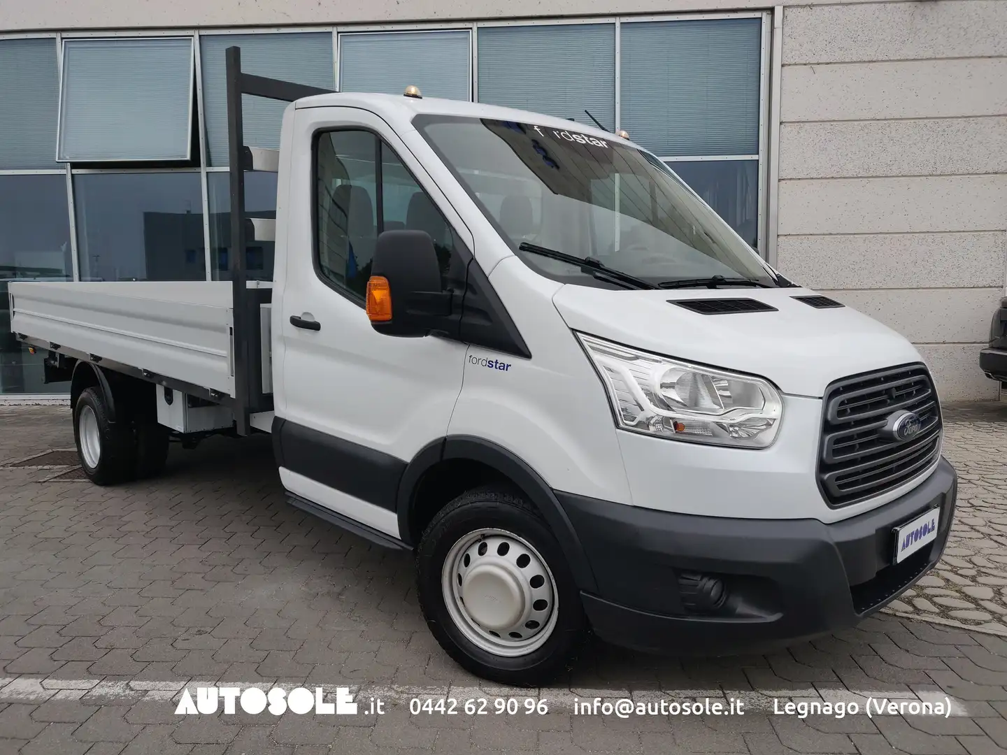 Ford Transit L3 3Posti Cassone a Pianale Weiß - 1