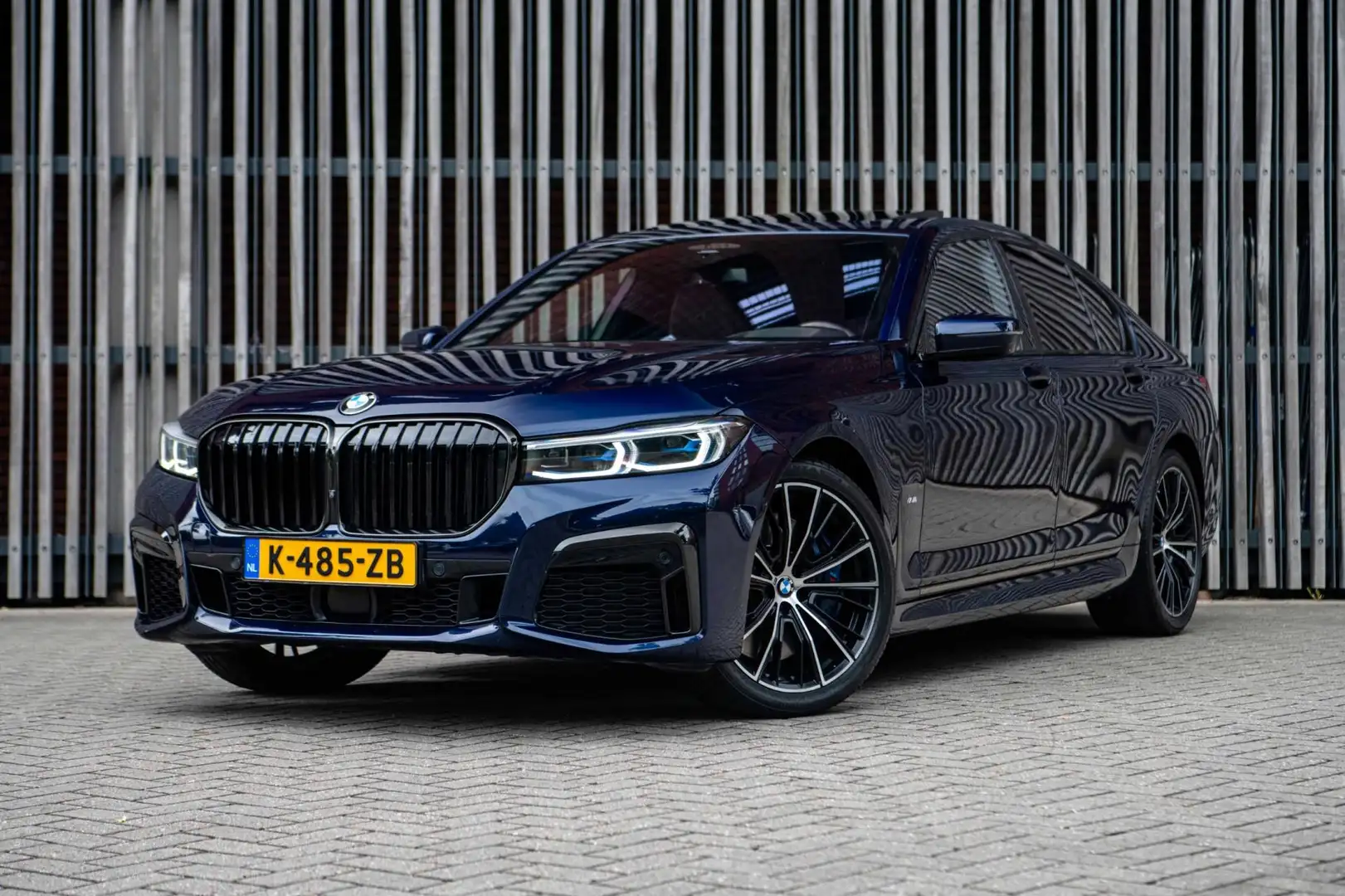 BMW 750 7-serie 750d 400pk xDrive High-Exe. M-Sport |BTW|S Modrá - 1