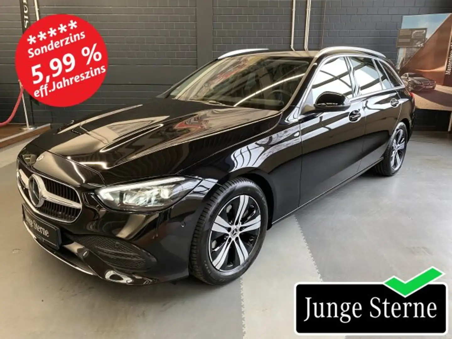 Mercedes-Benz C 200 C 200 T Avantgarde Adv+ LED Distronic Memory Leder Negro - 1