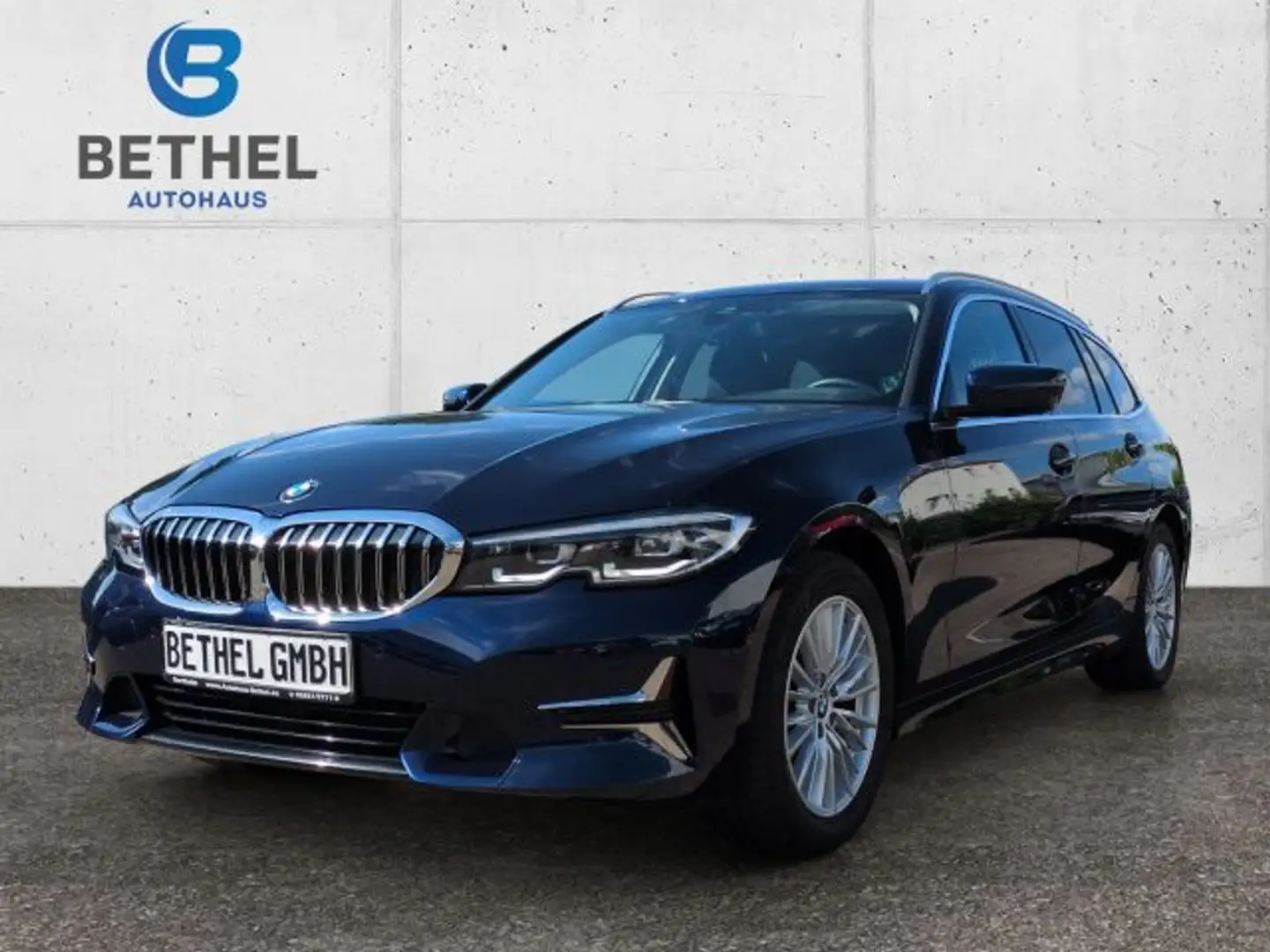 BMW 320 d Touring xDrive Luxury Line, Pano, SHZ, Live C Bleu - 1