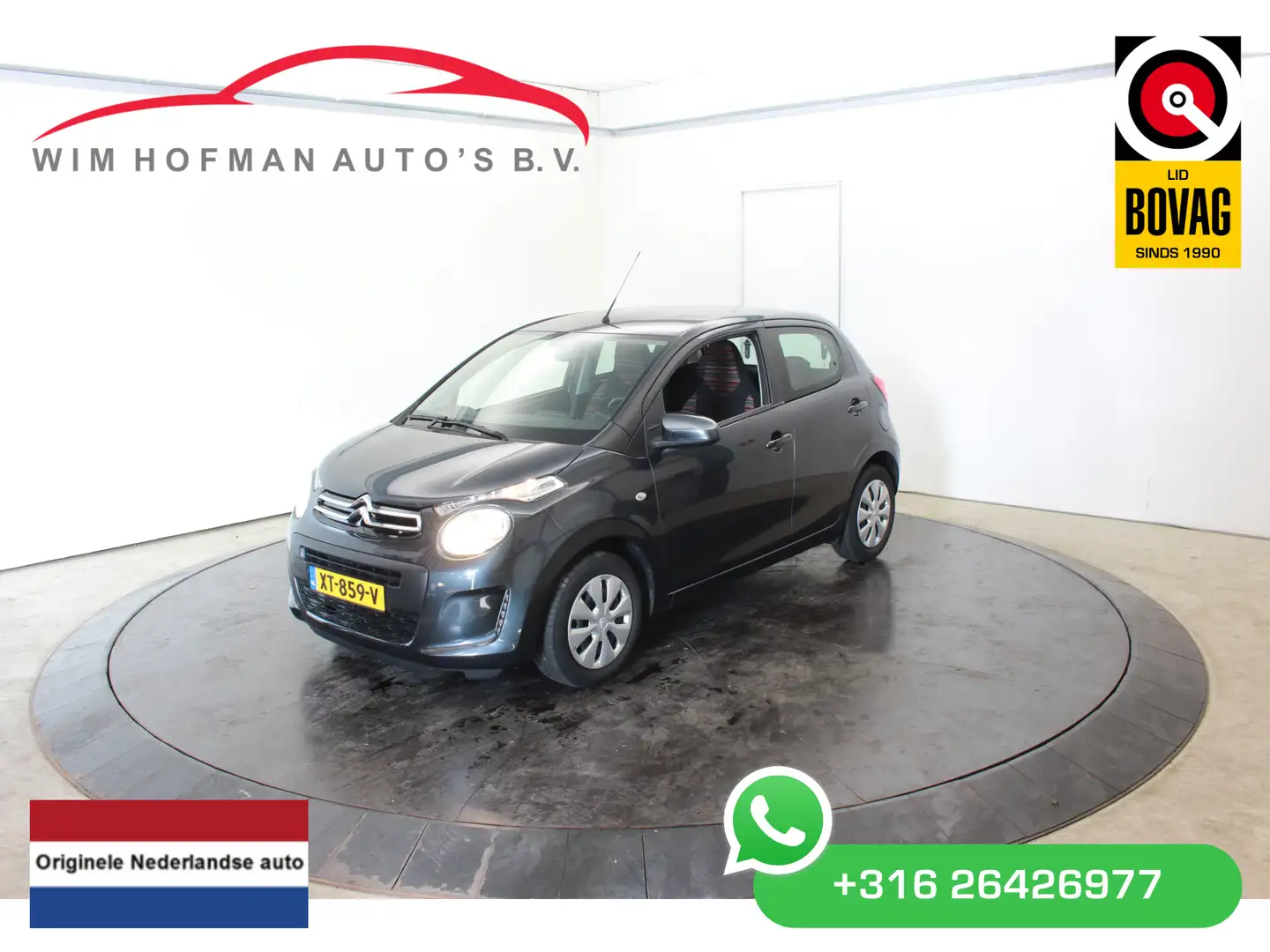 Citroen C1 1.0 VTi Feel Camera Carplay Airco Cruisecontrol 5D Grijs - 1