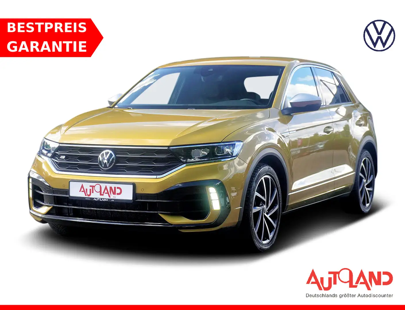 Volkswagen T-Roc 2.0 TSI R 4Motion DSG LED Navi ACC AHK DAB Gold - 1