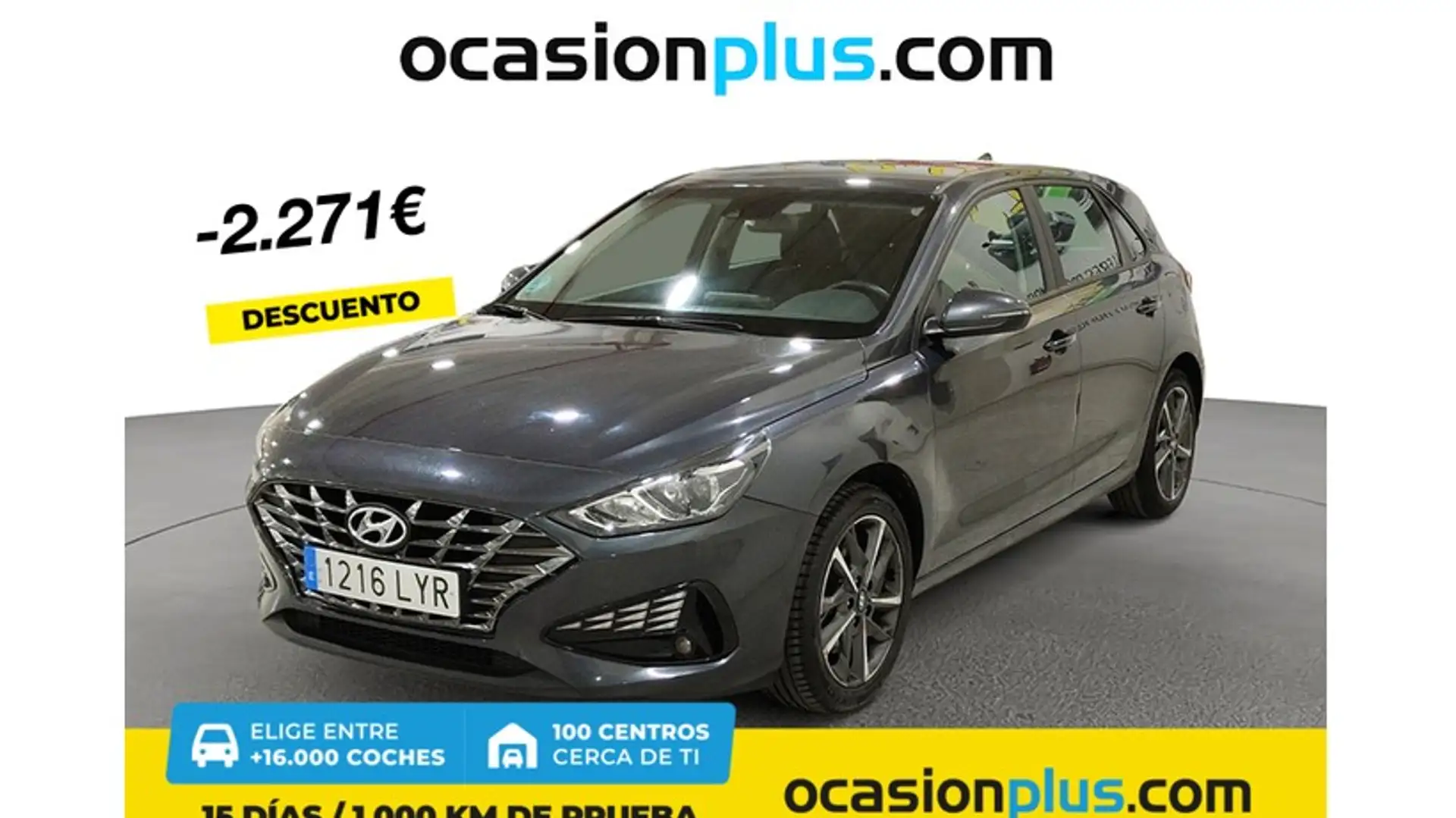 Hyundai i30 1.5 DPI Klass SLX 110 Gris - 1