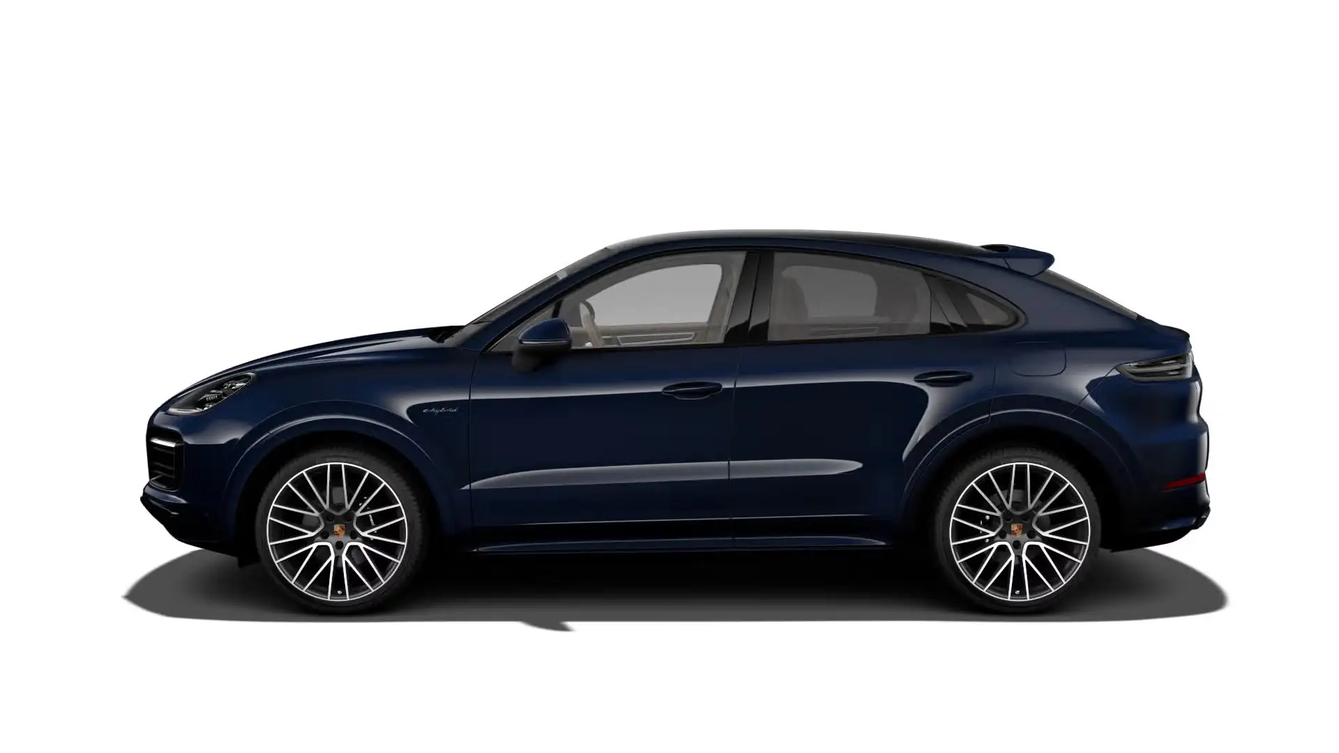 Porsche Cayenne Coupe Hybrid 462cv-SportDesign-PASM-Asse sterzante Blu/Azzurro - 2