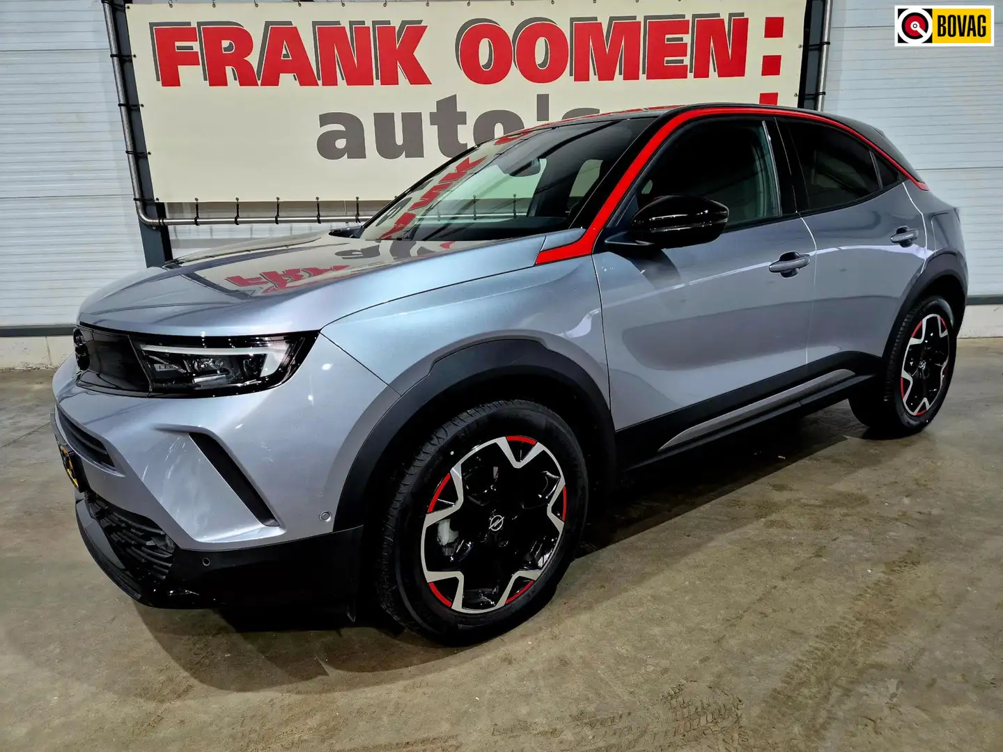 Opel Mokka 1.2 Turbo 131PK GS Line + Dealer OH|LED|Keyless|DA Gris - 1