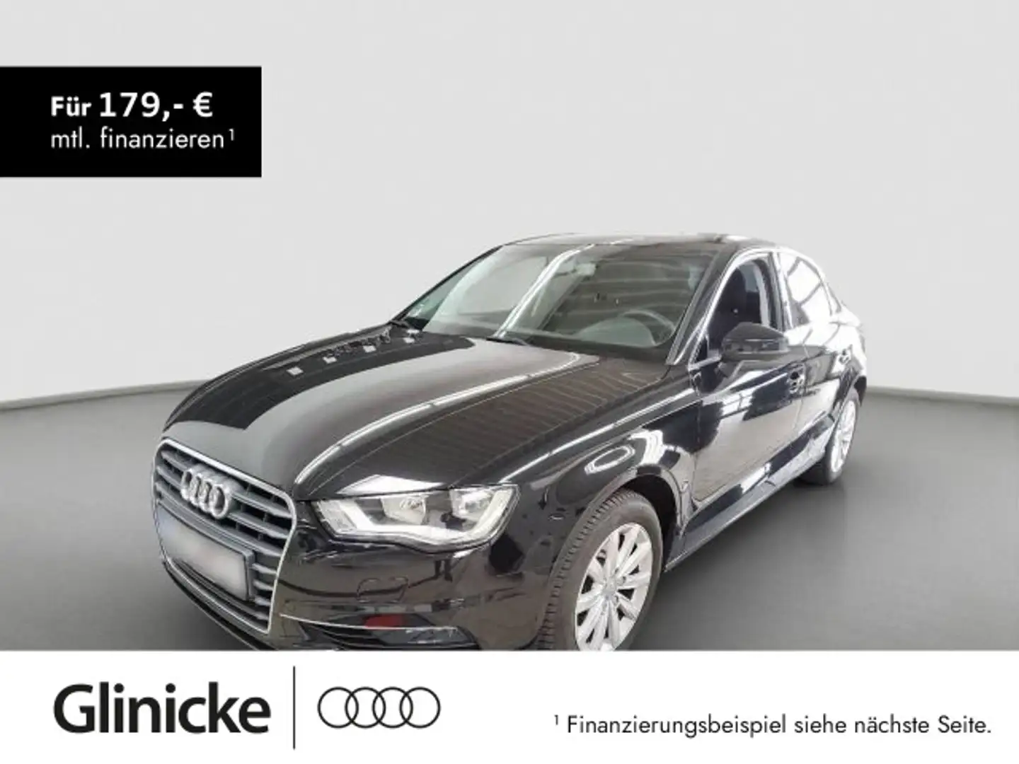 Audi A3 attraction 1.4 TFSI Navi hold assis Zwart - 1