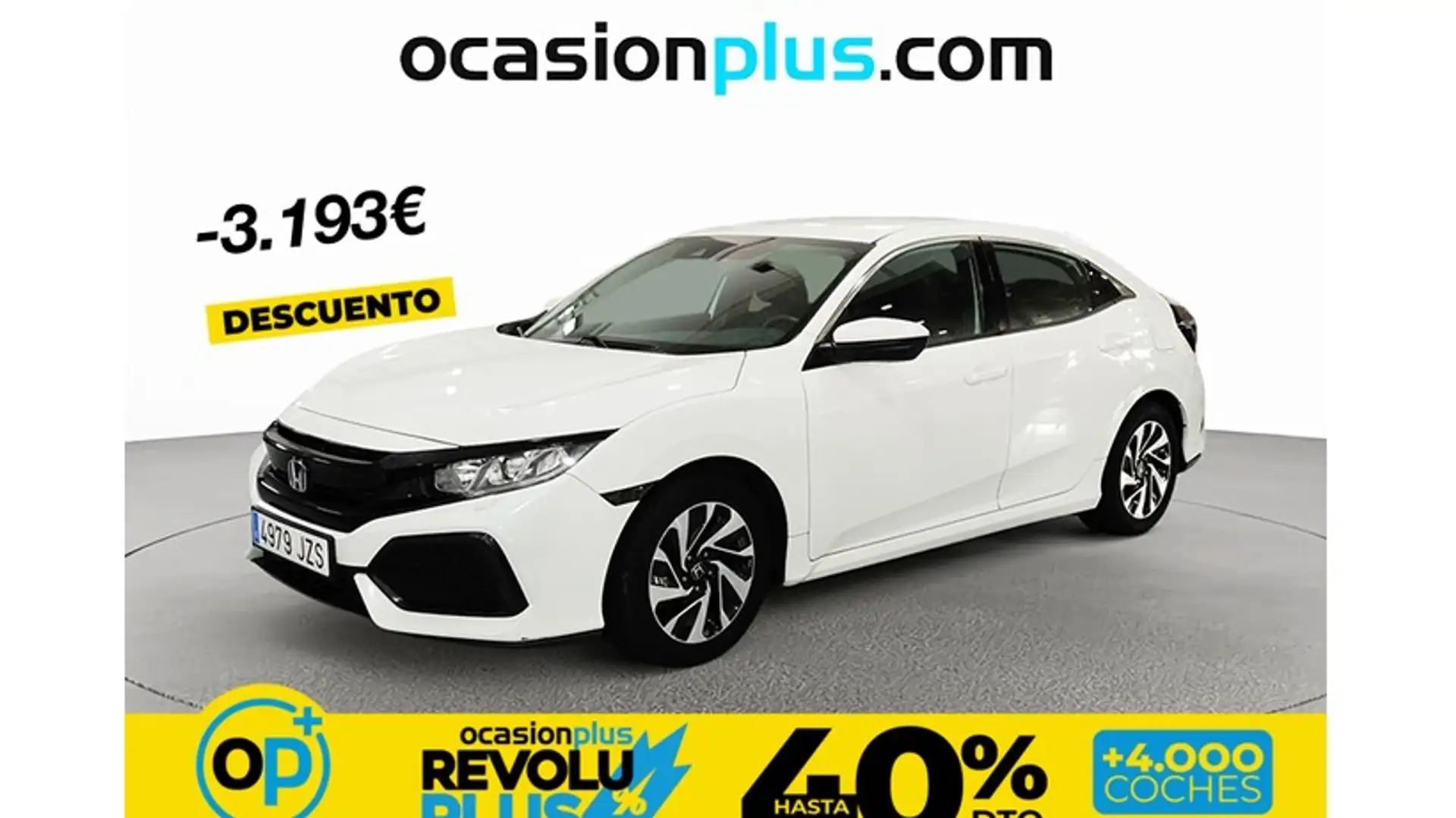 Honda Civic 1.0 VTEC Turbo Comfort Blanco - 1