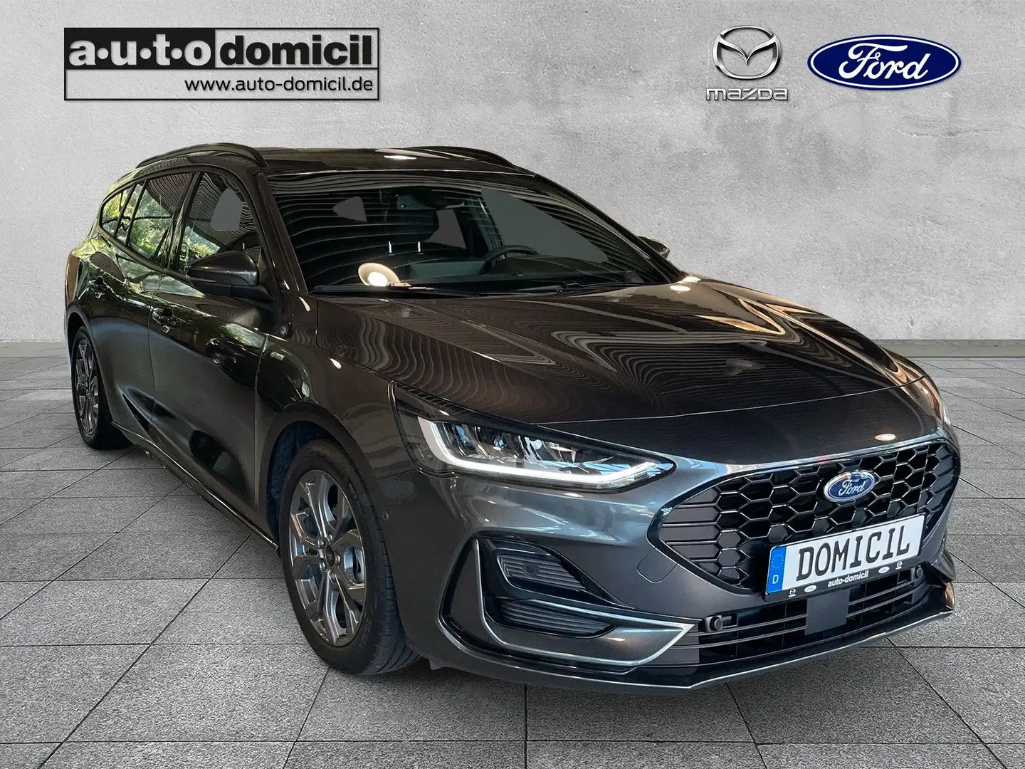 Ford Focus Turnier ST-Line X 125PS/RFK/LED/Head-Up Grau - 1
