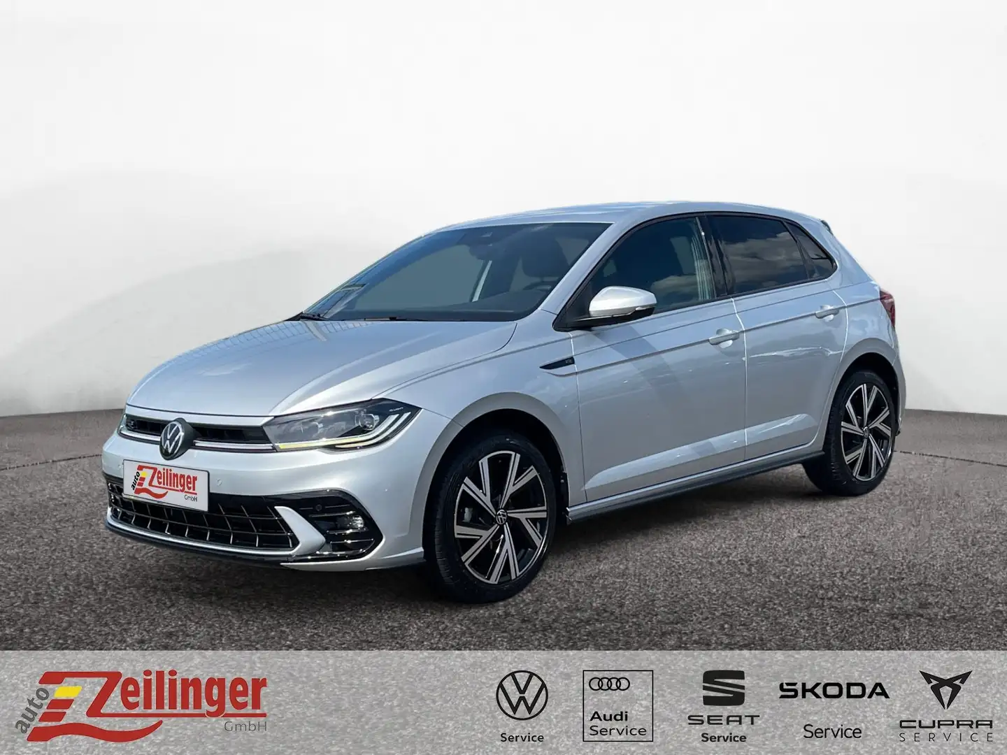 Volkswagen Polo R-Line TSI DSG|IQ.LIGHT|NAVI|ACC|IQ.DRIVE Argent - 1