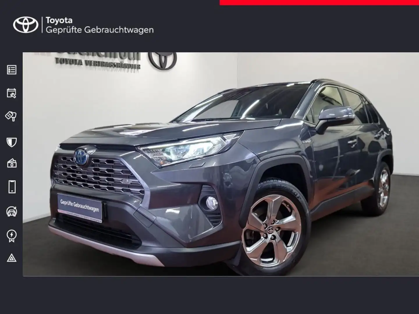 Toyota RAV 4 Hybrid 4x4 Team Deutschland+TechnikPaket+N Gris - 1