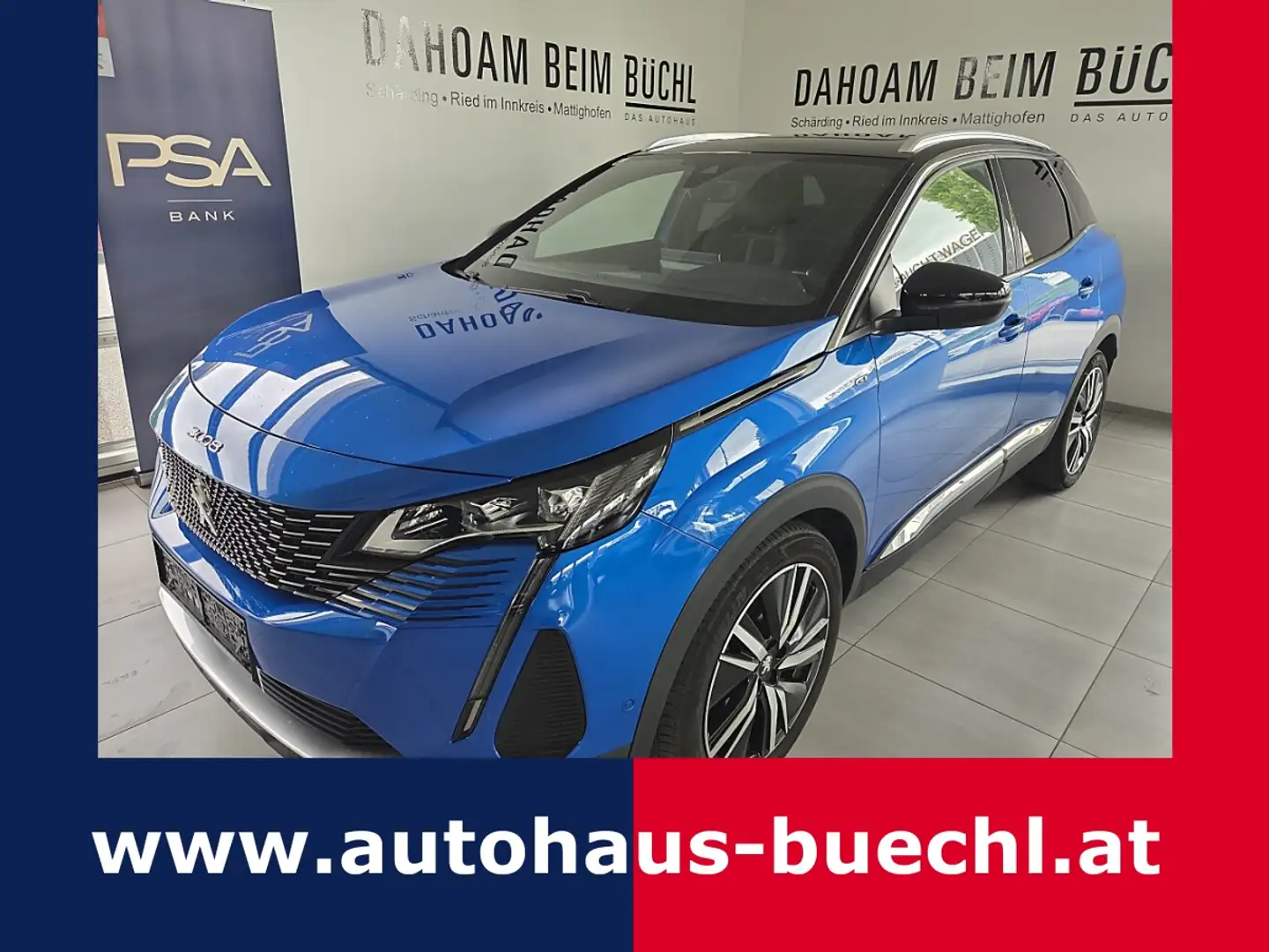 Peugeot 3008 BlueHDi 130 S&S EAT8 GT Pack Blau - 1