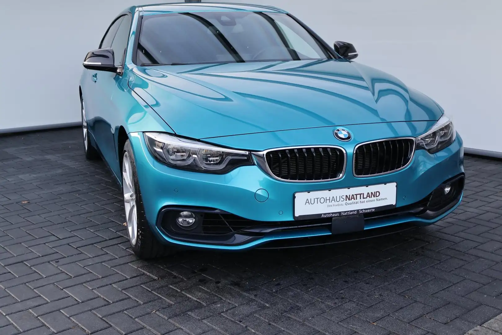 BMW 435 435 d xDrive Sport Line Shadow HuD Blau - 2