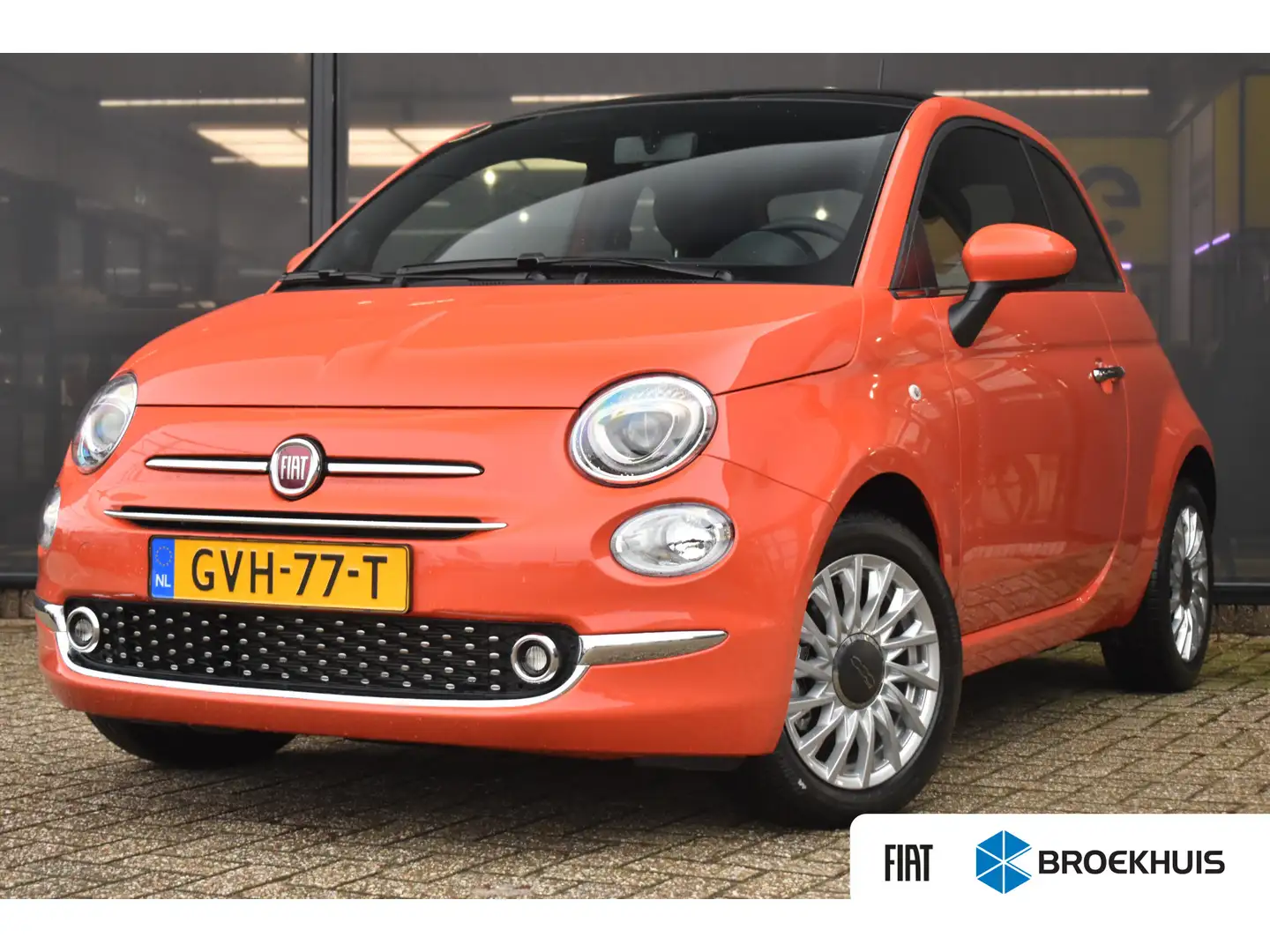 Fiat 500 1.0 Hybrid Dolcevita Finale DEMO-DEAL! | Panoramad Oranje - 1