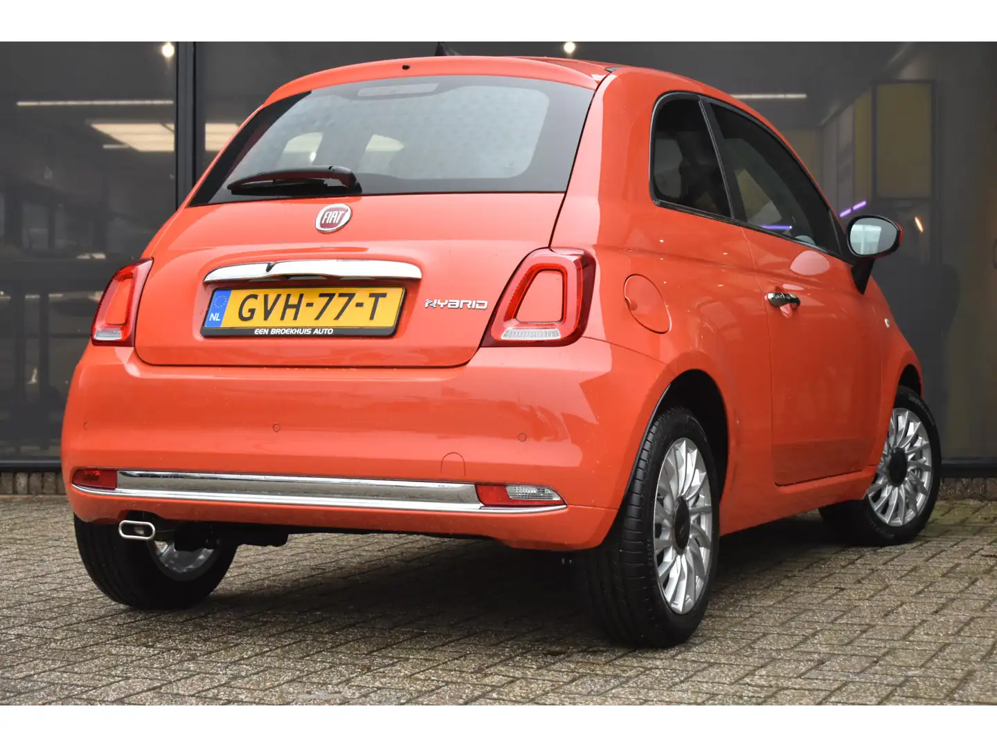 Fiat 500 1.0 Hybrid Dolcevita Finale DEMO-DEAL! | Panoramad Oranje - 2