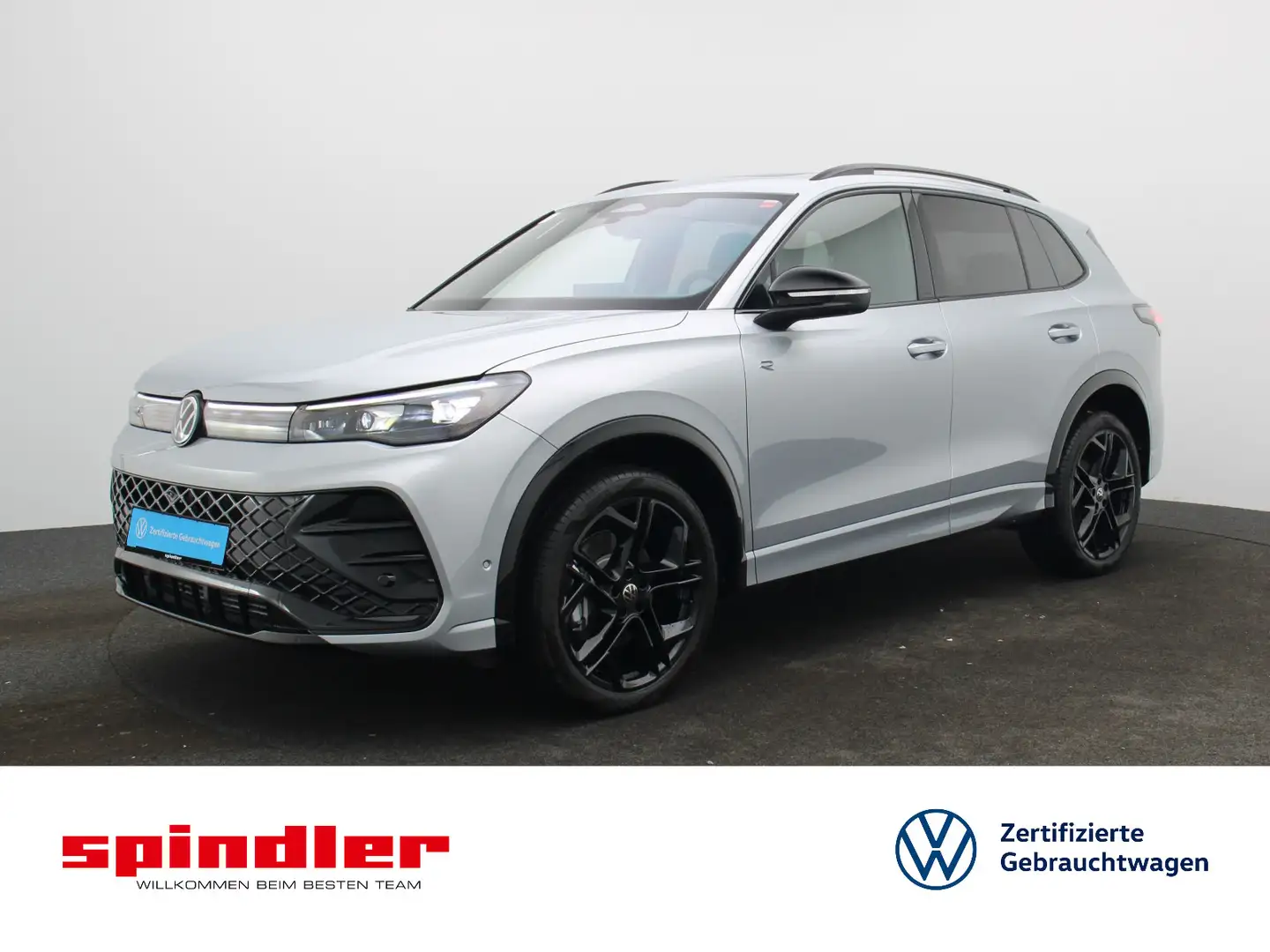 Volkswagen Tiguan R-Line Black 2.0 TDI 4M DSG / Pano, AHK Silber - 1