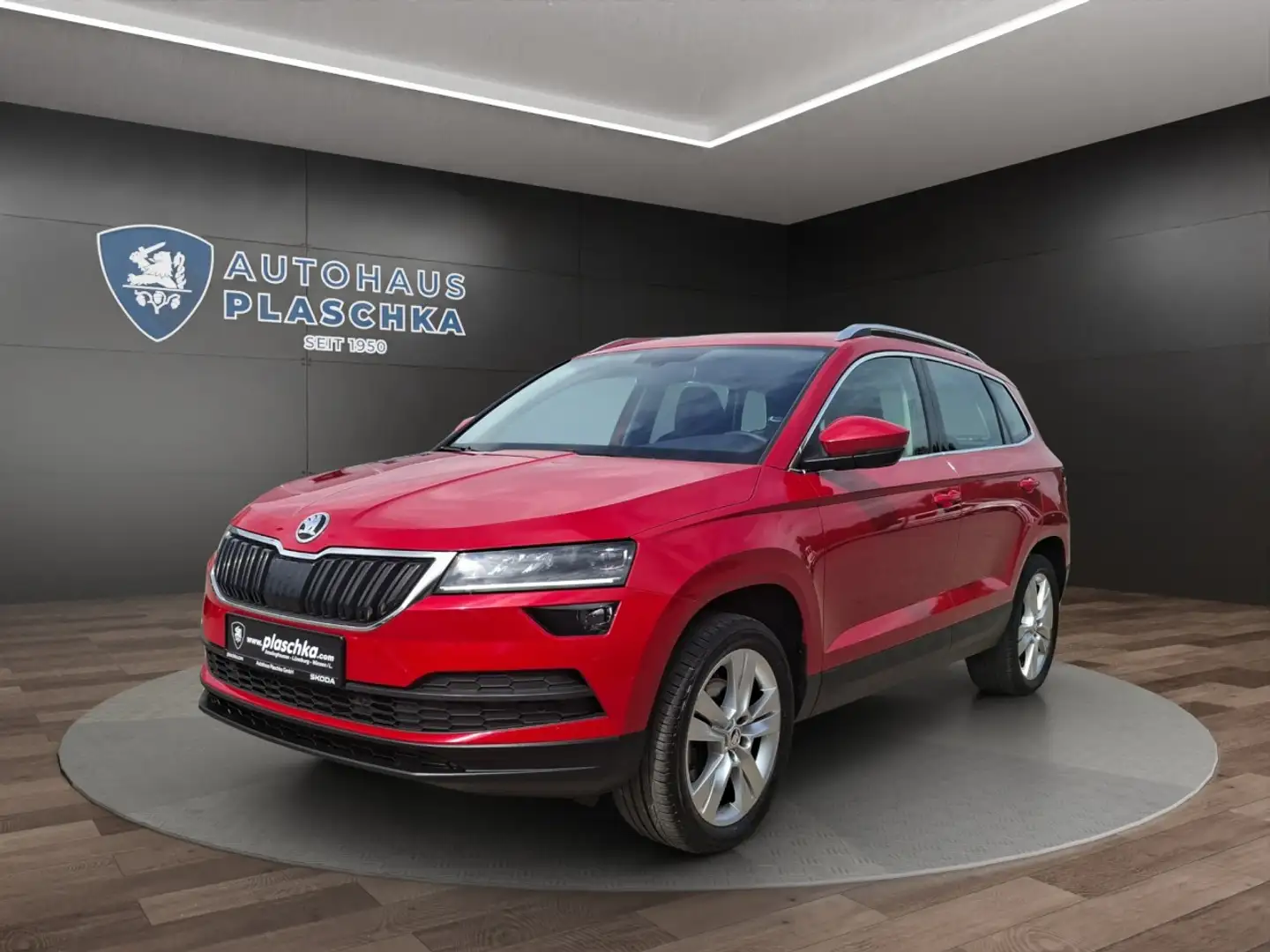 Skoda Karoq 2.0 TDI DSG Style 4x4 LED+NAVI+APP Klima Navi Rot - 1