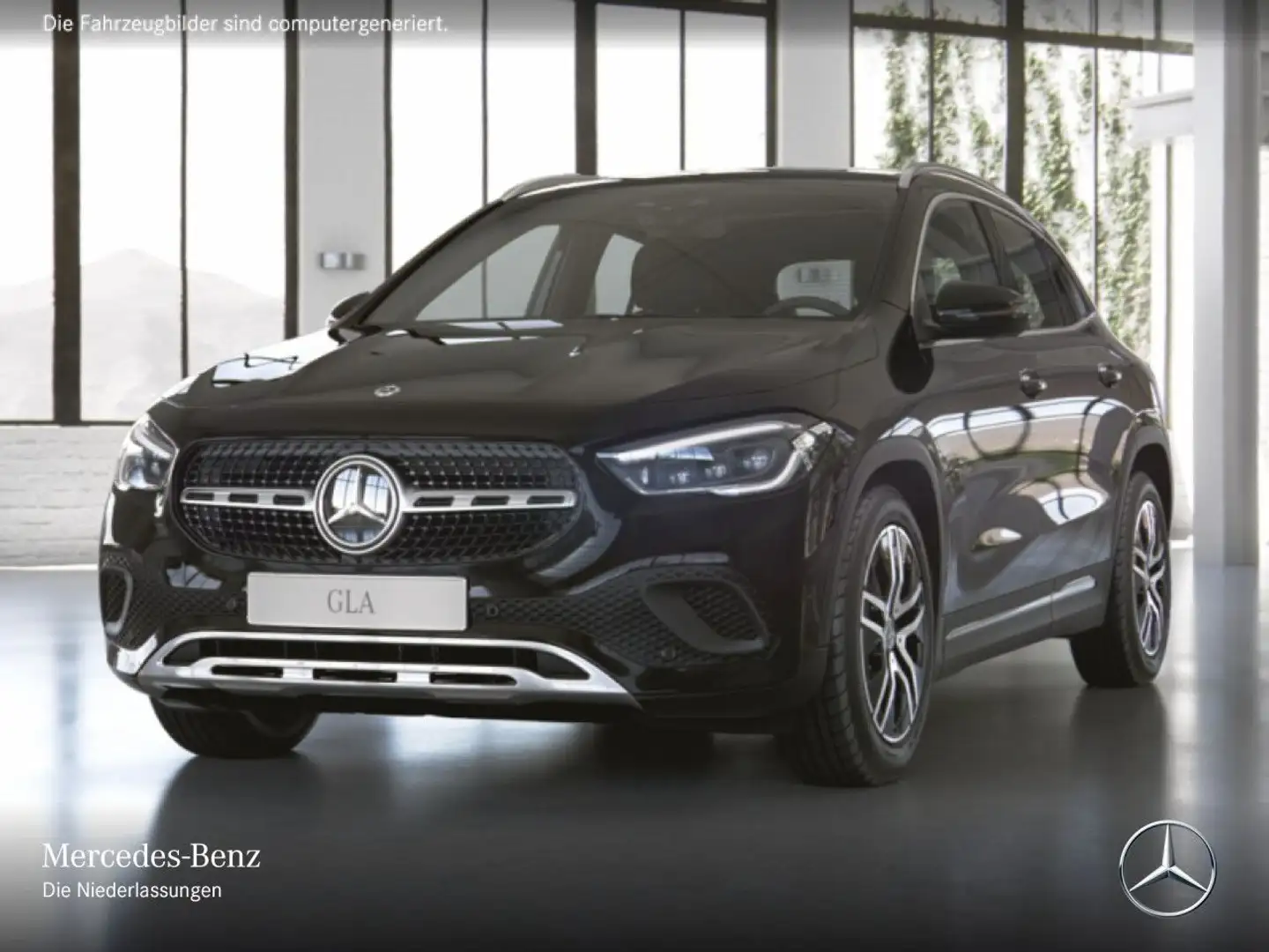 Mercedes-Benz GLA 250 e PROGRESSIVE+PANO+MULTIBEAM+KAMERA+HUD+8G Schwarz - 2