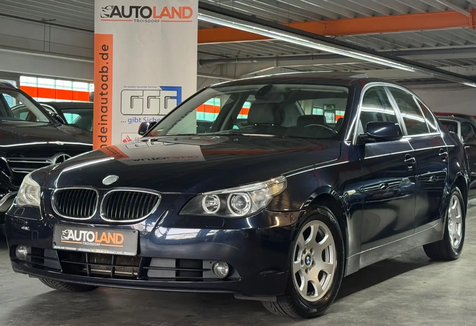 BMW 525 i*TÜV 06/2027*LEDER*KLIMA*PDC* Blau - 2