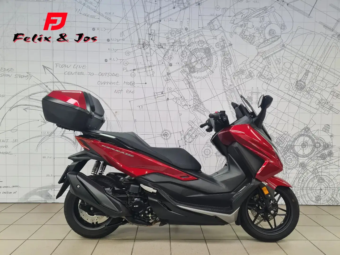 Honda Forza 350 NSS350 Rojo - 1