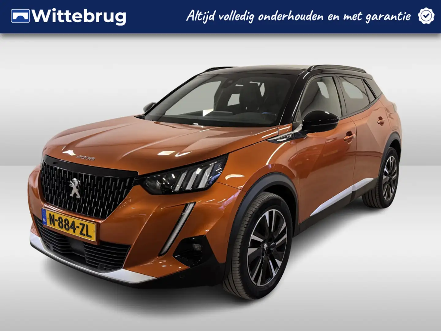 Peugeot 2008 1.2 PureTech GT Pack VOL Leder + open dak !! Arancione - 1