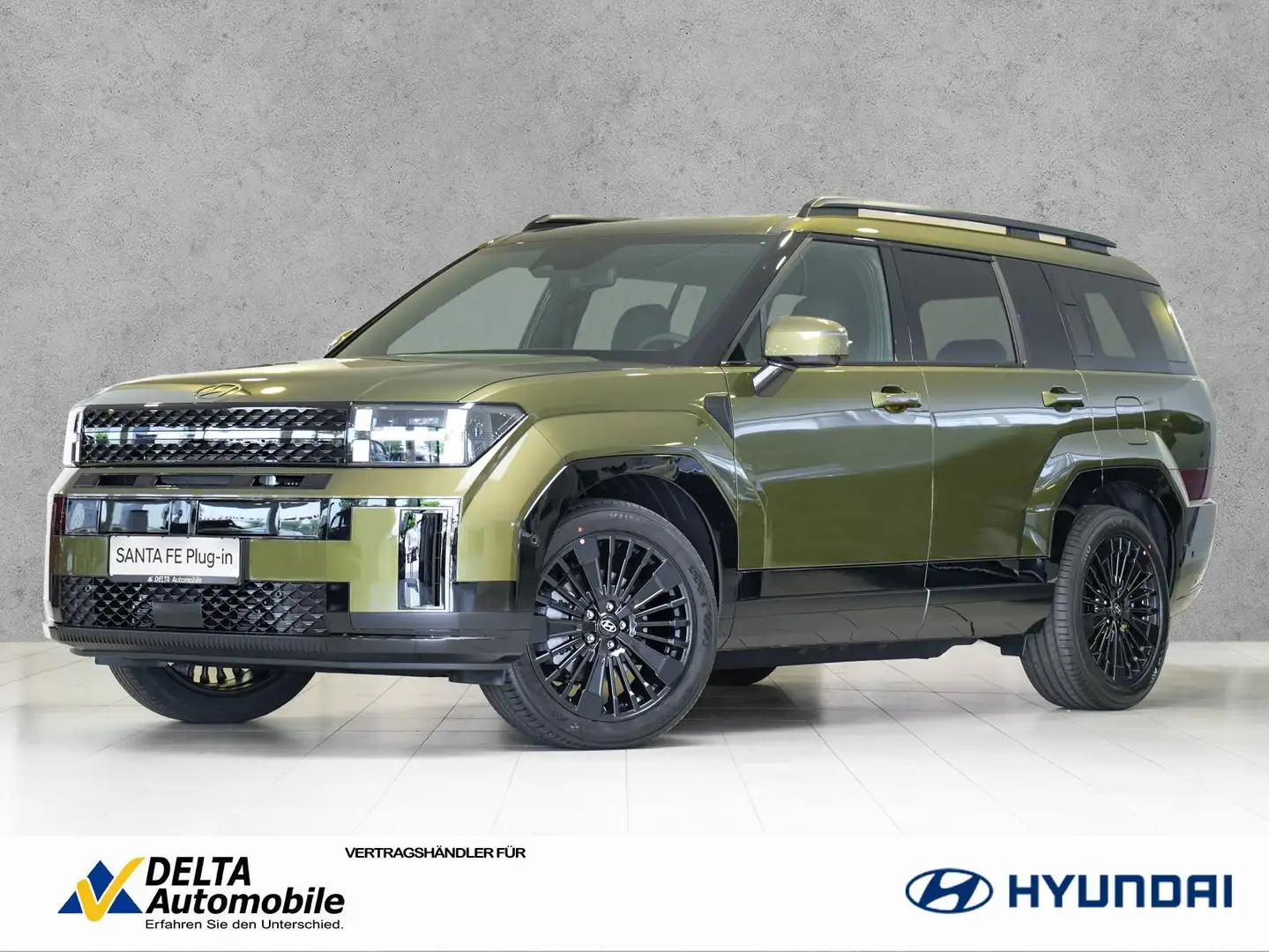 Hyundai SANTA FE Plug-In-Hybrid Blackline 4WD LAGERWAGEN zelena - 1