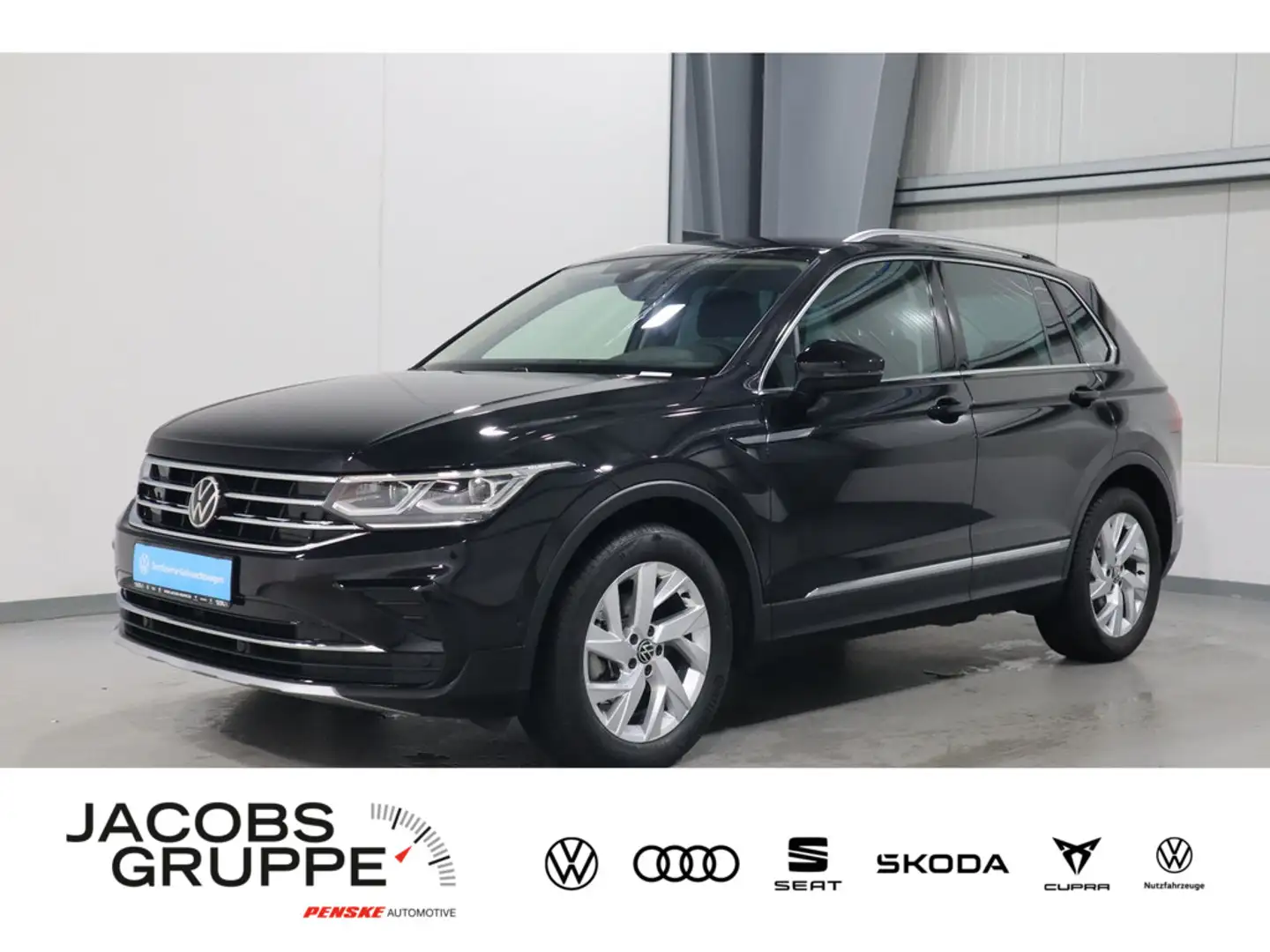 Volkswagen Tiguan 1.5 TSI Elegance AHK,LED,Navi,App-Conn Noir - 1