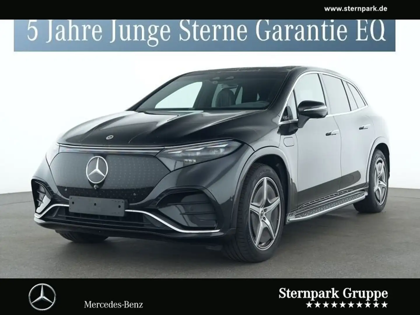 Mercedes-Benz EQS SUV EQS 580 4M SUV AMG Pano,AHK,HUD,FahrAss,Hyperscr Schwarz - 1
