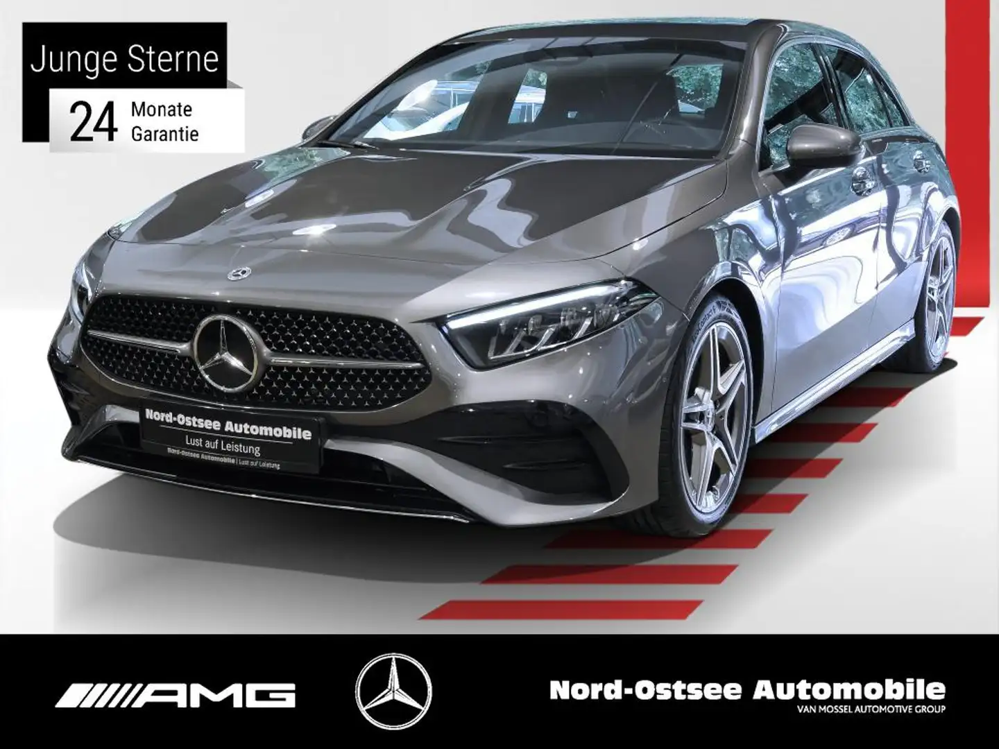 Mercedes-Benz A 200 AMG LED 360° NAVI  KEYLESS SITZHZG DISTRO Gris - 1