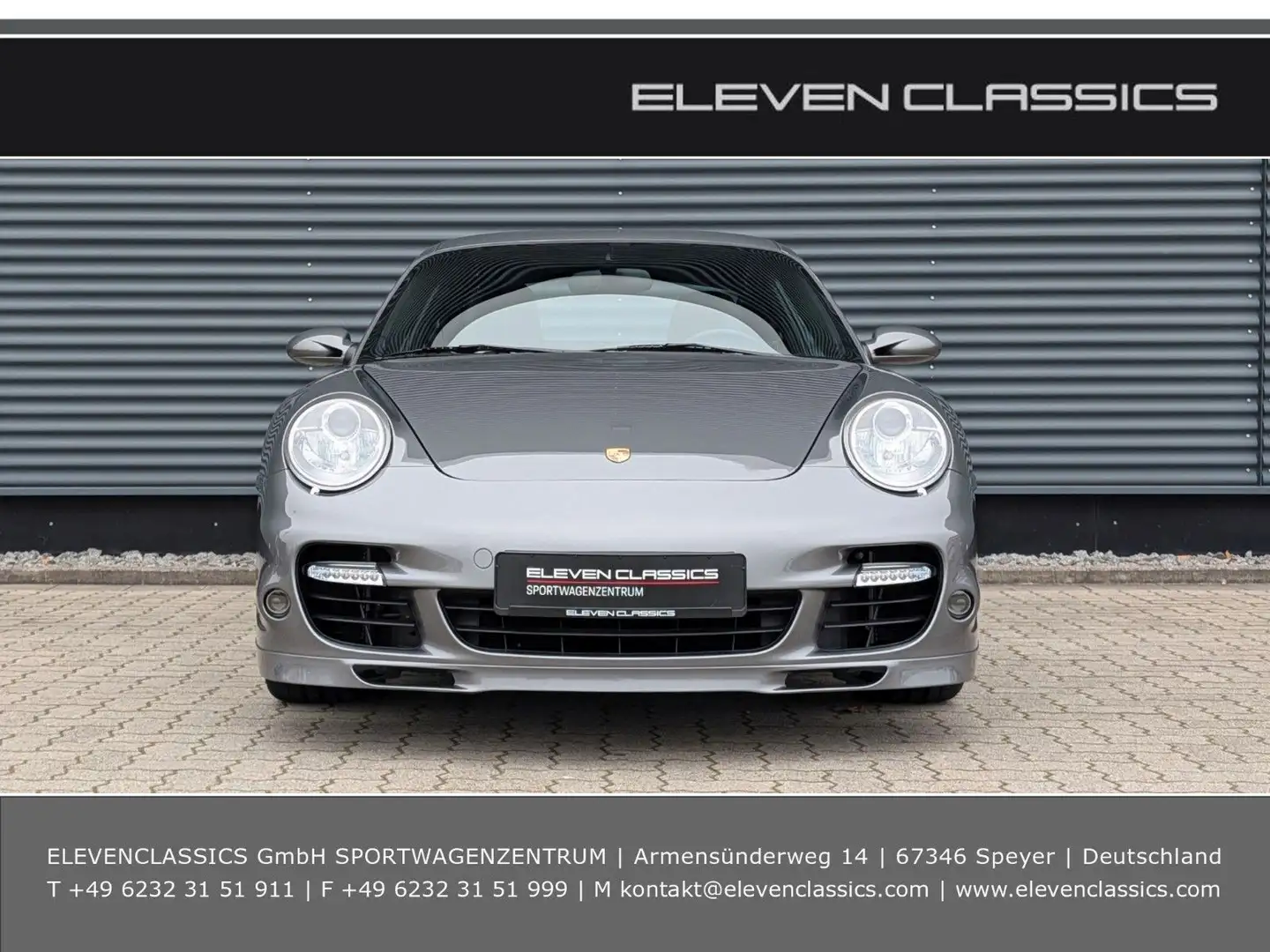 Porsche 997 Turbo Coupé *Schalter, deutsches Fahrzeug* Grau - 2