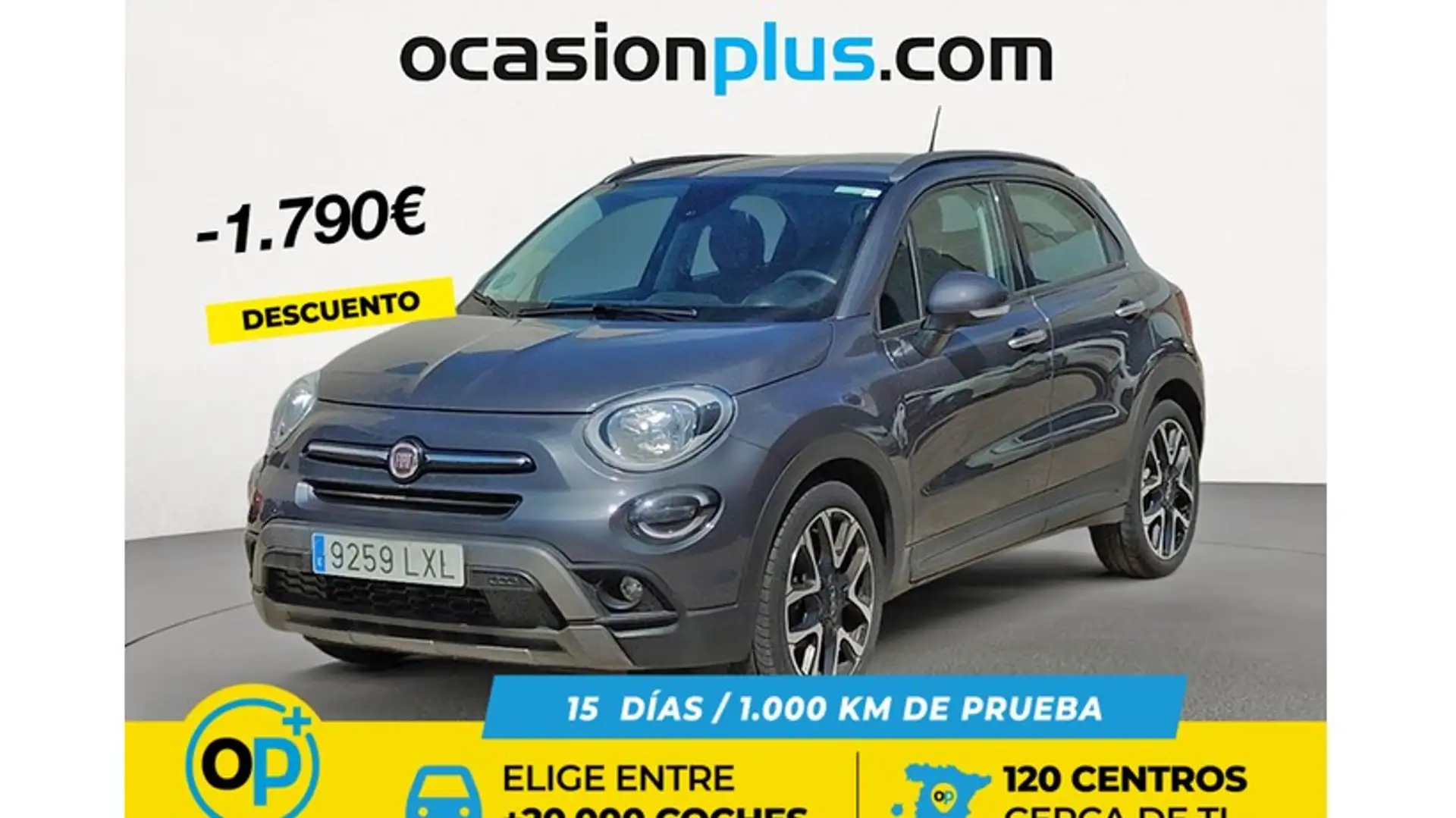 Fiat 500X 1.6Mjt S&S Cross 97kW Gris - 1
