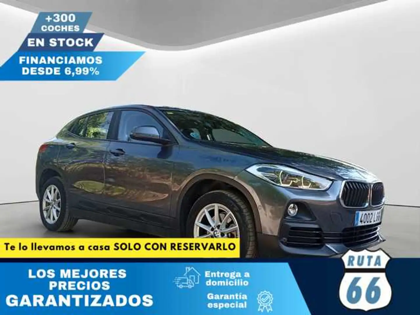 BMW X2 sDrive 18dA Gris - 1