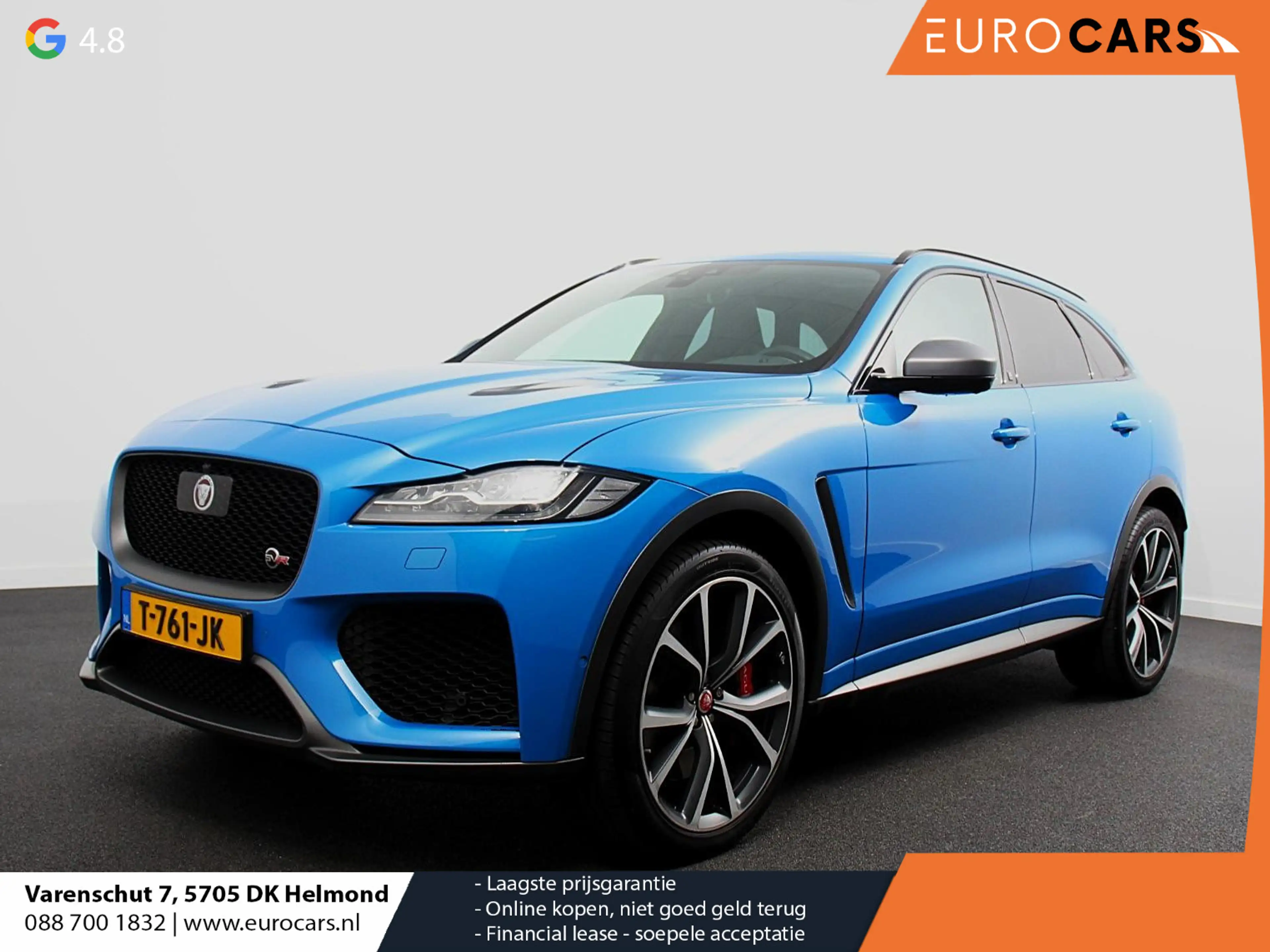 Jaguar F-Pace 5.0 V8 AWD SVR 551 pk Panorama dak Meridian sound