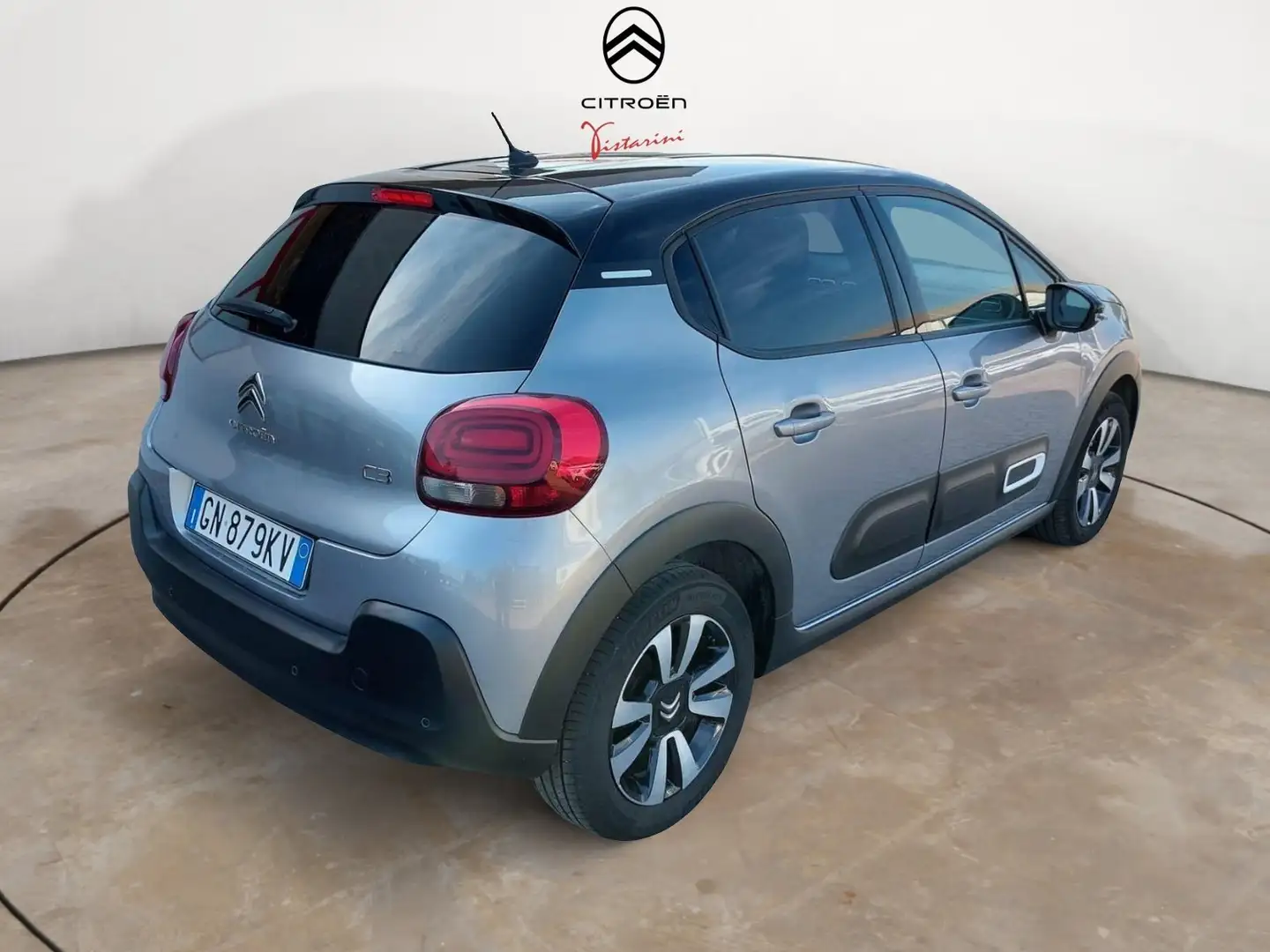 Citroen C3 1.2 83cv E6D SHINE / PARKING + C. LEGA Gris - 2