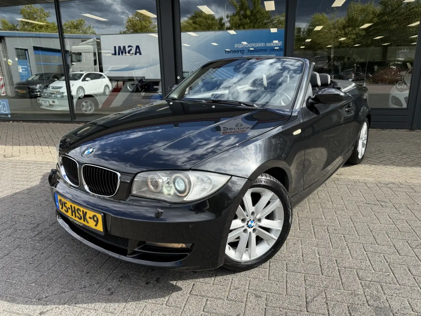 BMW 118 1-serie Cabrio 118i Executive Full Leder Clima/cru Schwarz - 1