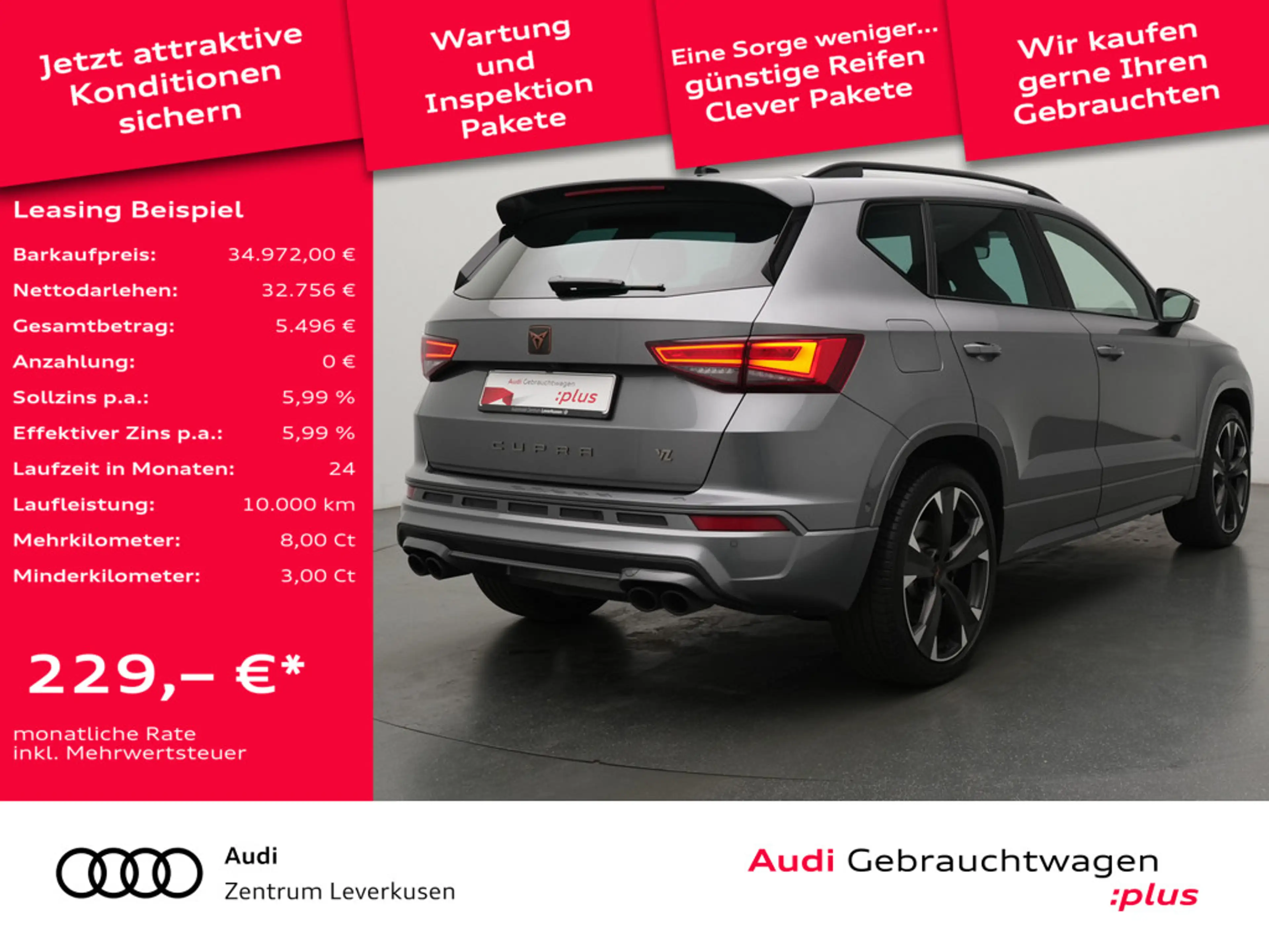 CUPRA Ateca VZ 4Drive DSG ACC DCC 360° AHK MEMORY KAM — photo 2