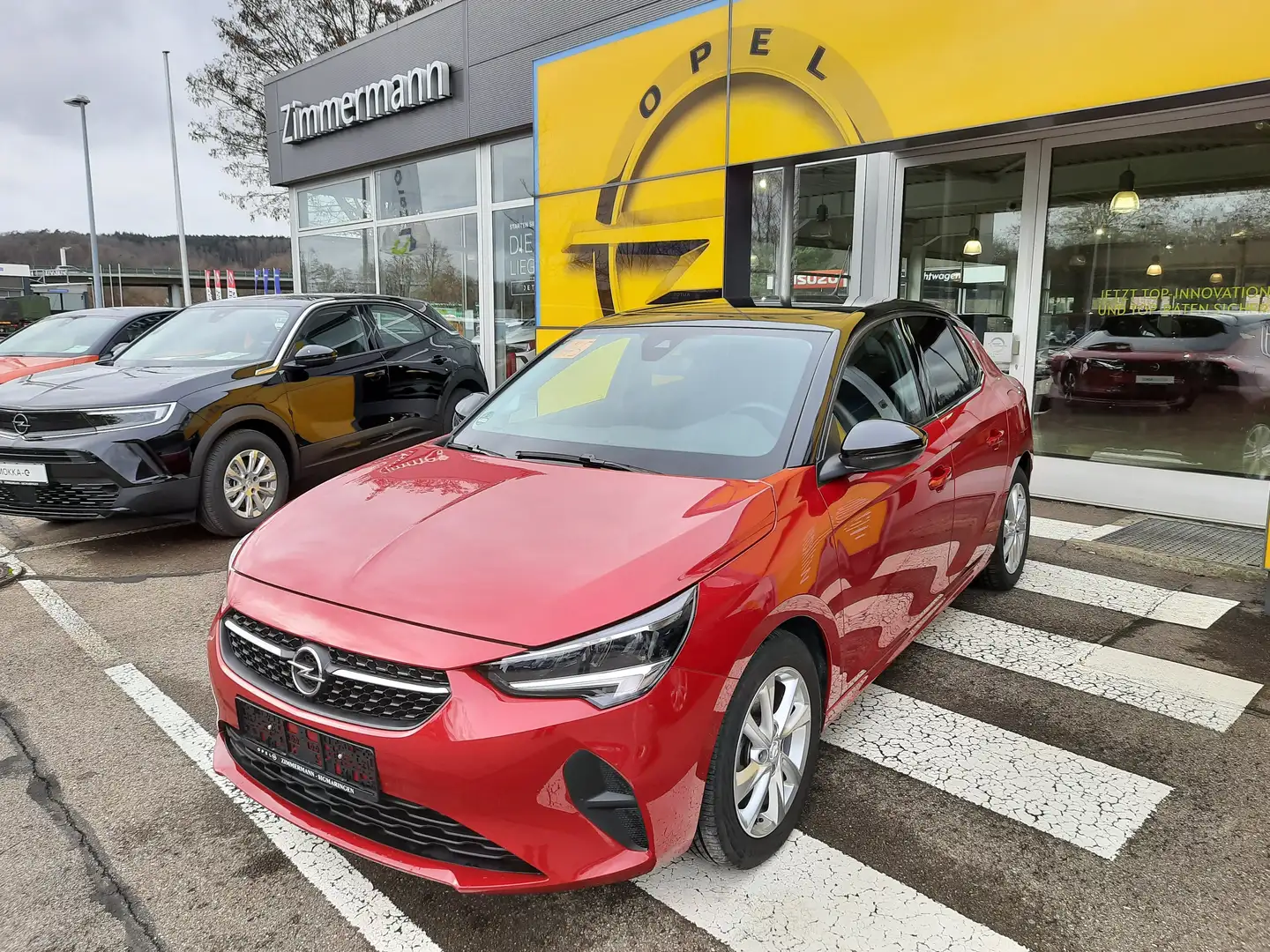 Opel Corsa Elegance 1.2 Rood - 1