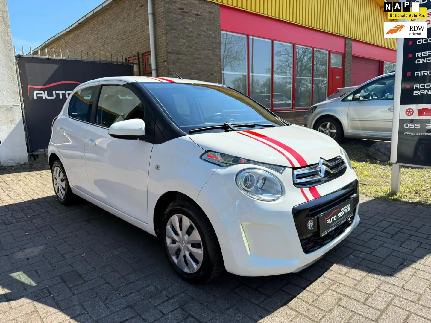 Citroen C1 1.2 e-VTi Shine AIRCO| Blanco - 1