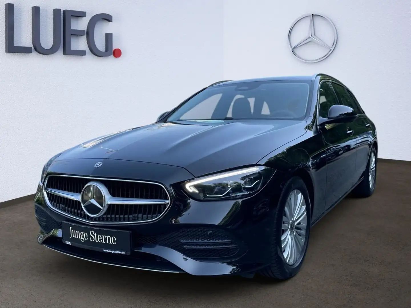 Mercedes-Benz C 180 T AVANTGARDE-ADVANCED+TOTWINKEL+KAMERA+LED Noir - 1