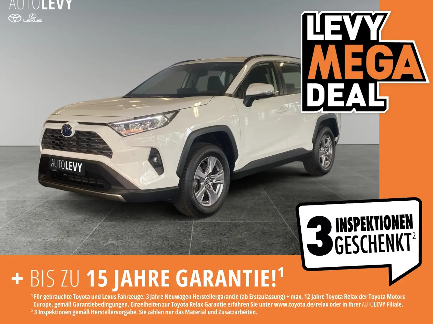 Toyota RAV 4 Hybrid 4x2 Business Edition *NAVI*PDC* Weiß - 1