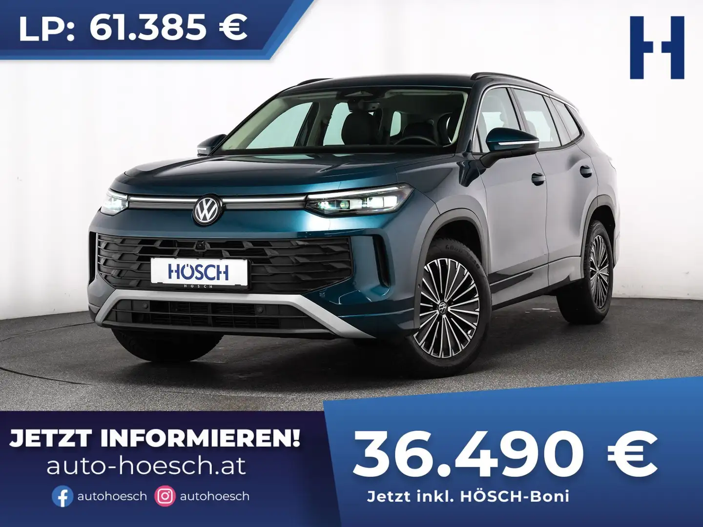 Volkswagen Tayron eTSI Life 7-SITZE TOP EXTRAS MEGAPREIS -41% Blau - 1