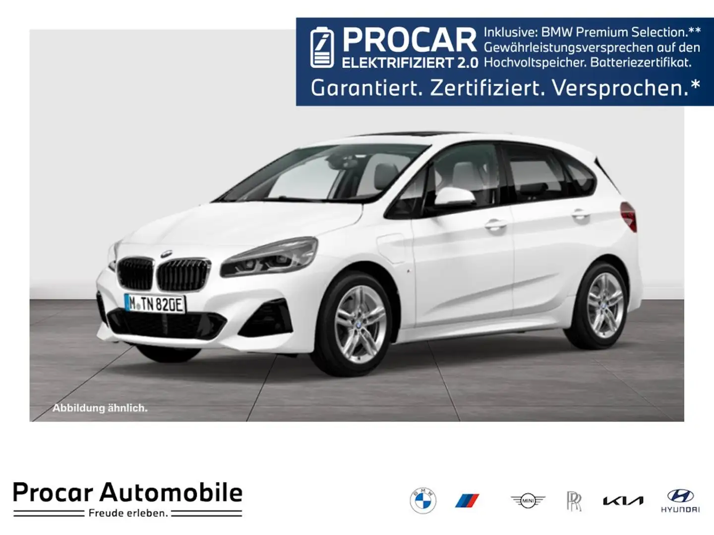 BMW 225 xe M Sport Pano RFK HiFi DA PA DAB LED Weiß - 1