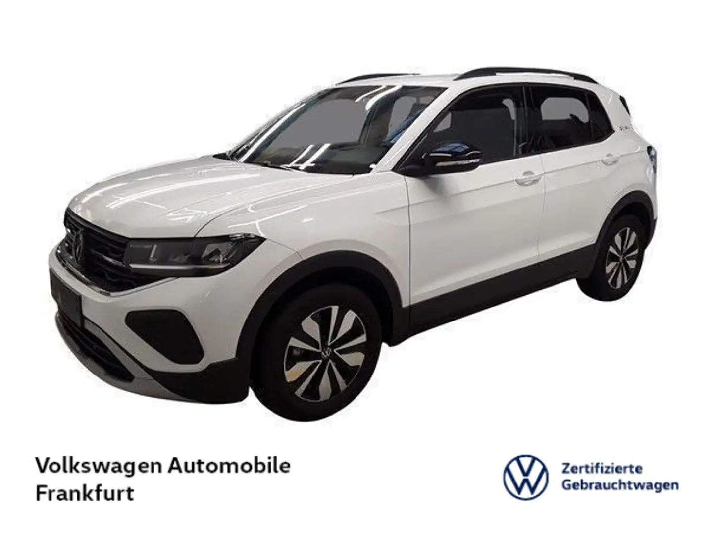Volkswagen T-Cross 1.0 TSI Goal Navi LED DAB+ FrontAssist Weiß - 1