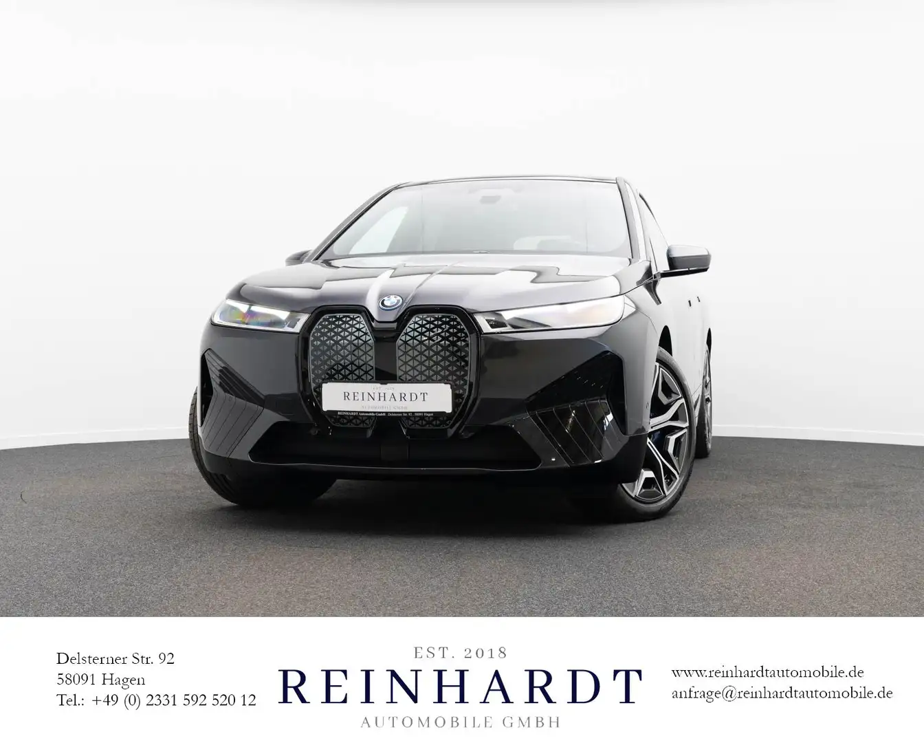 BMW iX 40 xDRIVE SPORT/SHADOW/LSR/ACC/HuD/PANO/360° Gris - 1