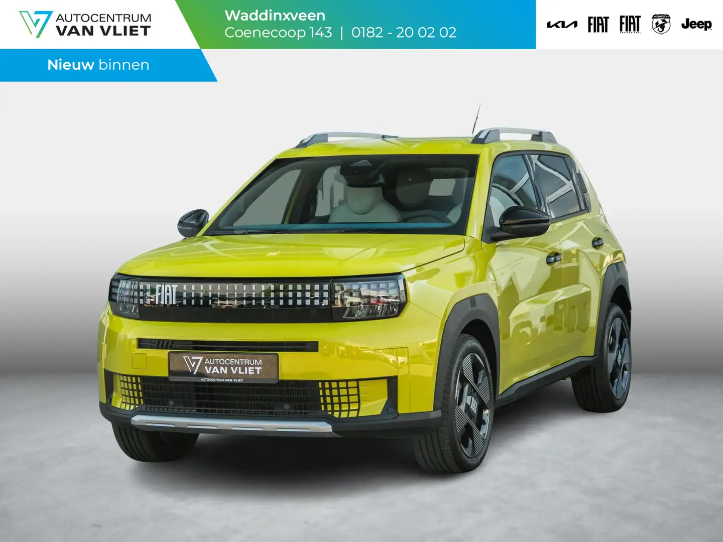 Fiat Grande Panda La Prima 11 kW 44 kWh | Uit voorraad leverbaar | C Geel - 1