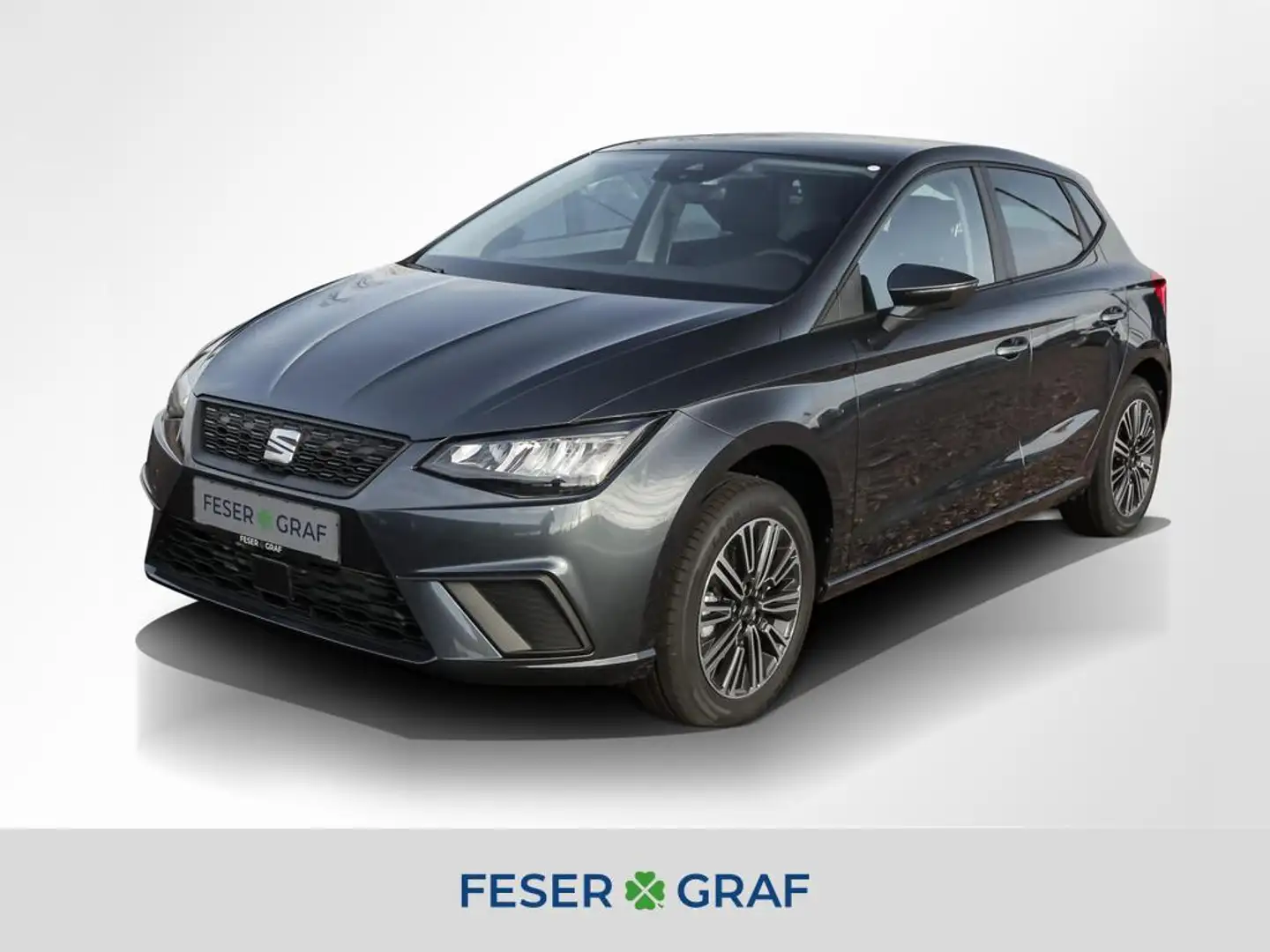 SEAT Ibiza 1.0 TSI Style LED/KESSY/PDC/SHZ/ACC Gris - 1