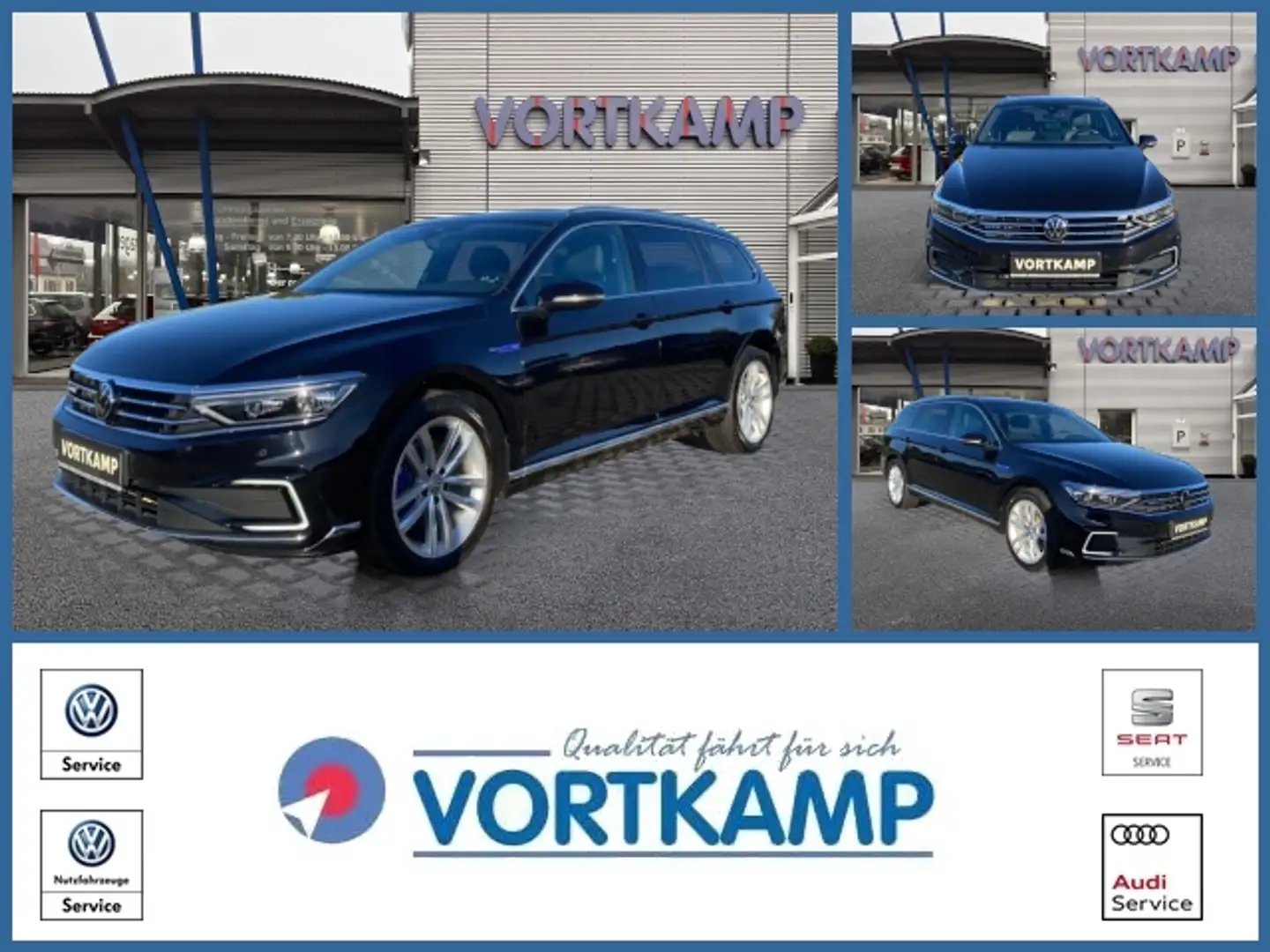 Volkswagen Passat Variant GTE AHK/StdHzg/IQLight/AID/Kamera Schwarz - 1