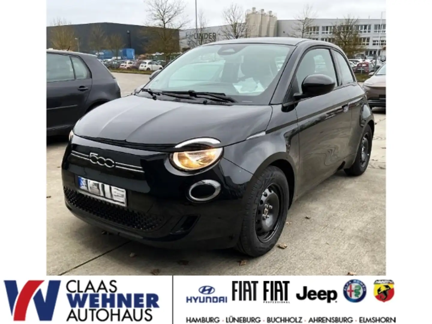 Fiat 500e Action Automatik Radio & Winter-Paket Schwarz - 1